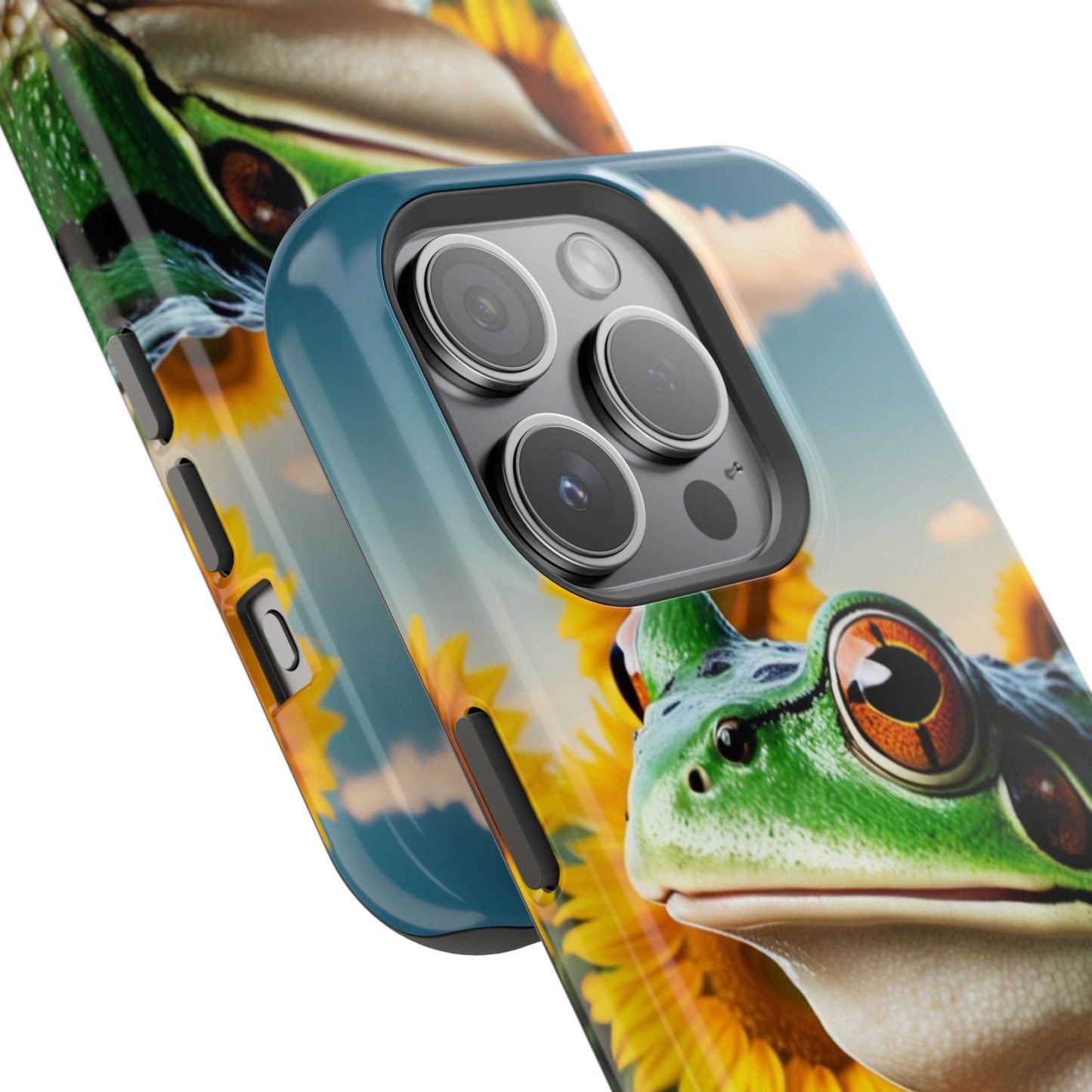 Sunflower Frog Aesthetic - MagSafe iPhone Case - BOGO Cases
