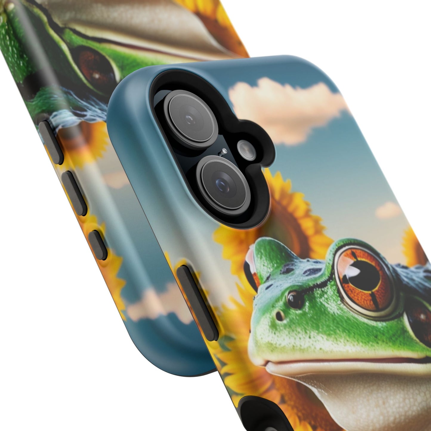 Sunflower Frog Aesthetic - MagSafe iPhone Case - BOGO Cases
