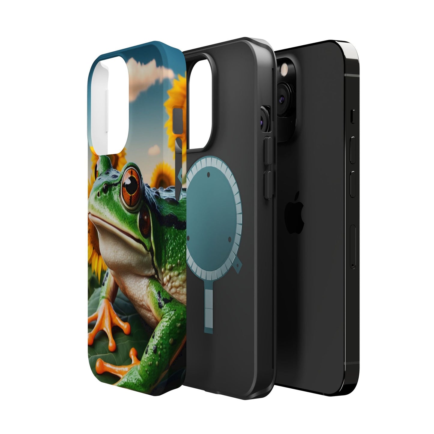 Sunflower Frog Aesthetic - MagSafe iPhone Case - BOGO Cases