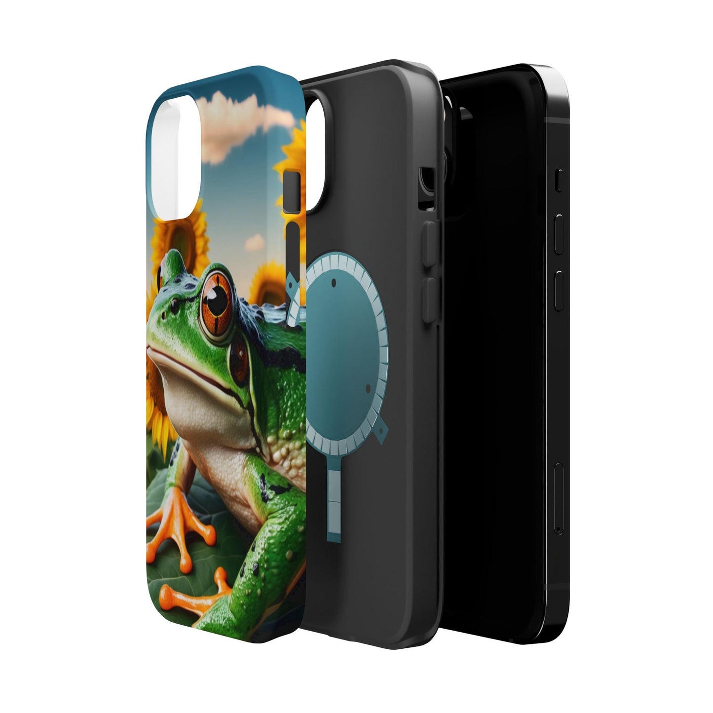 Sunflower Frog Aesthetic - MagSafe iPhone Case - BOGO Cases