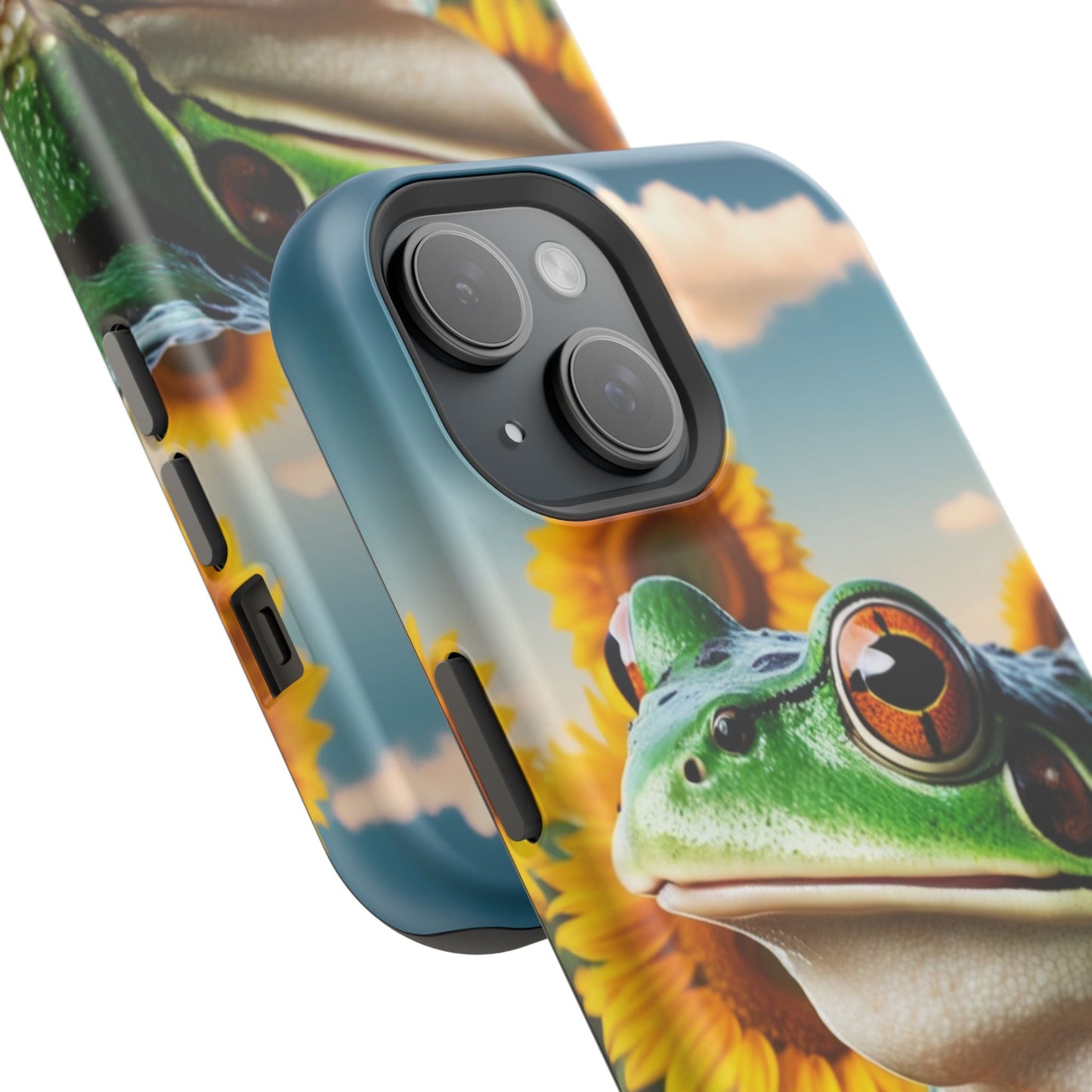 Sunflower Frog Aesthetic - MagSafe iPhone Case - BOGO Cases