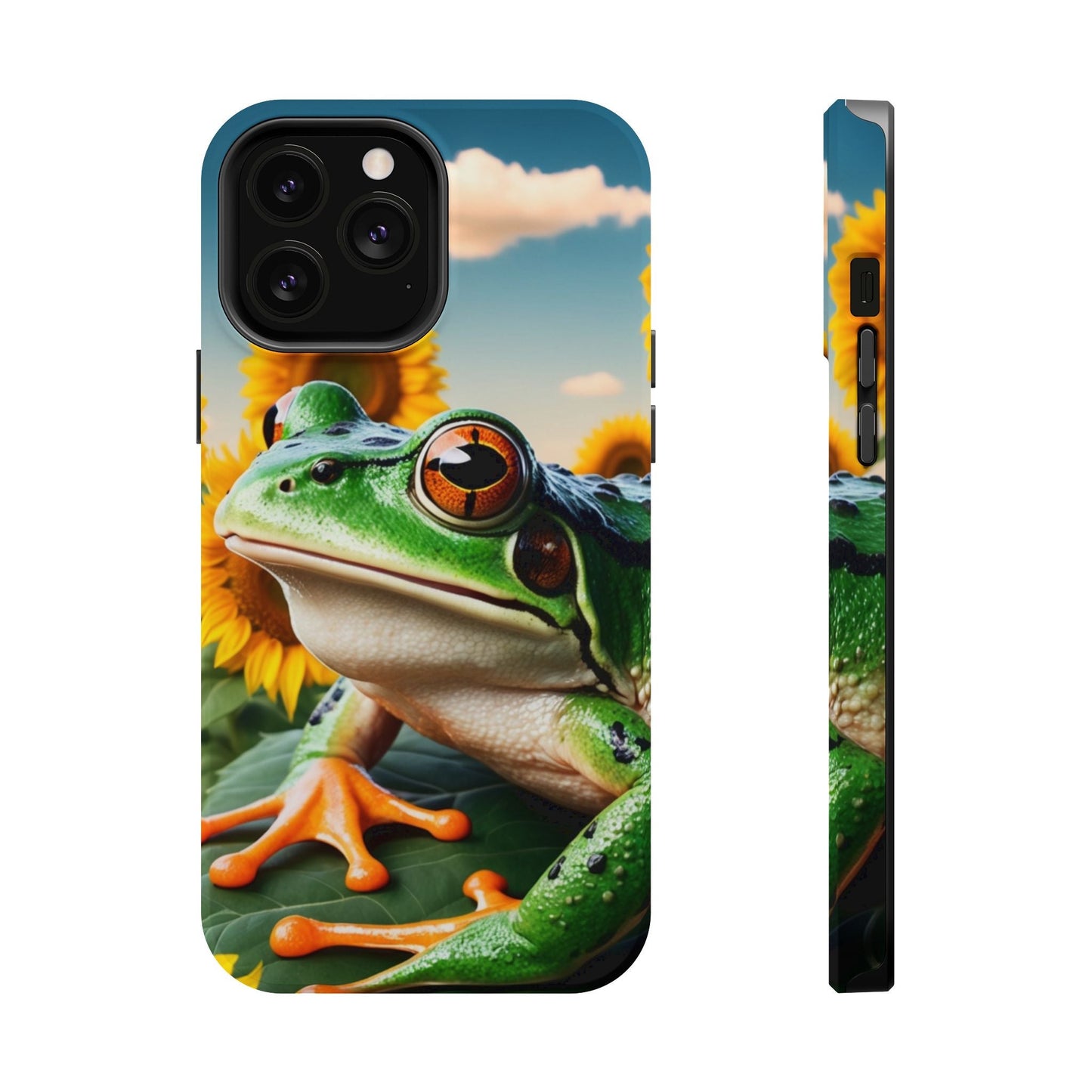 Sunflower Frog Aesthetic - MagSafe iPhone Case - BOGO Cases