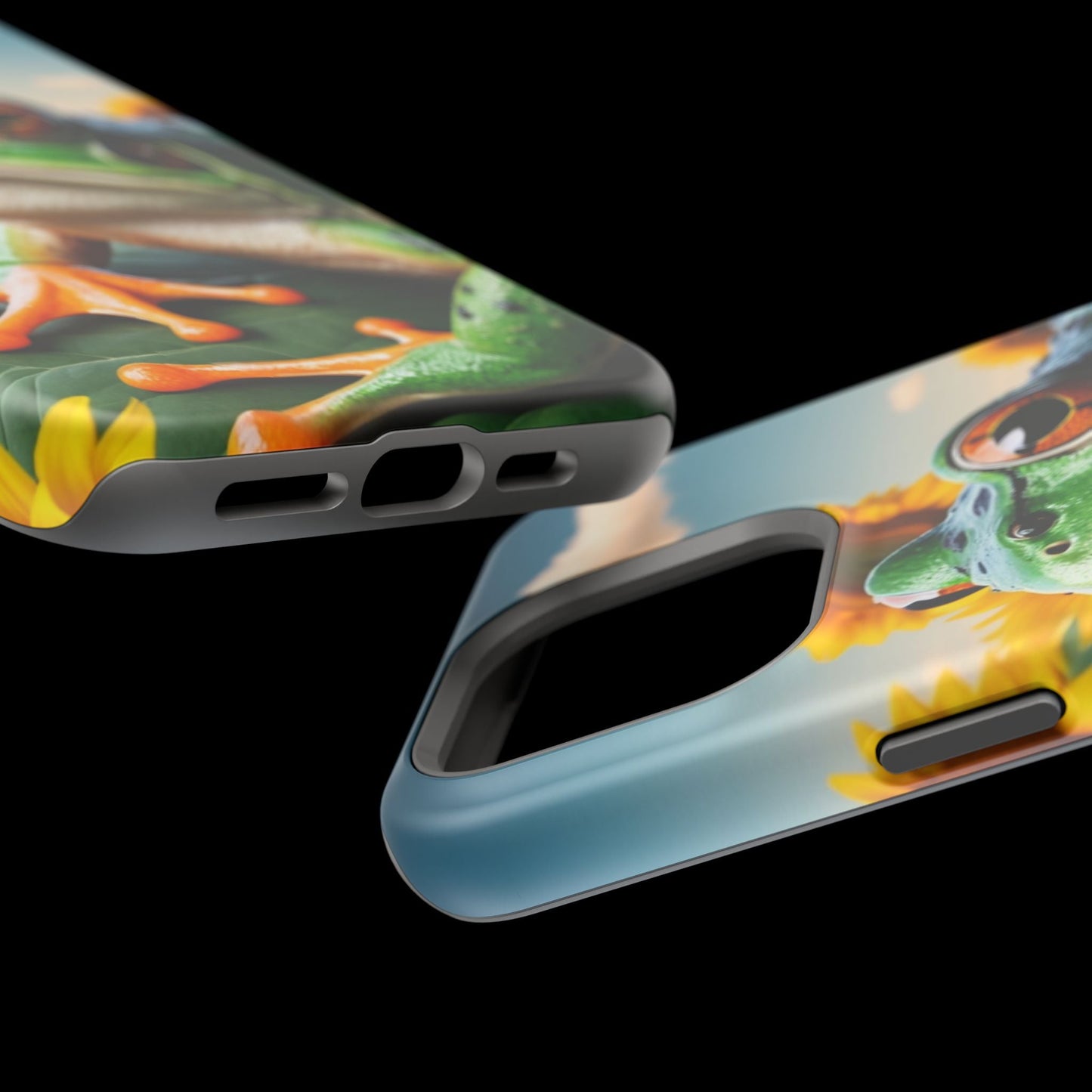 Sunflower Frog Aesthetic - MagSafe iPhone Case - BOGO Cases
