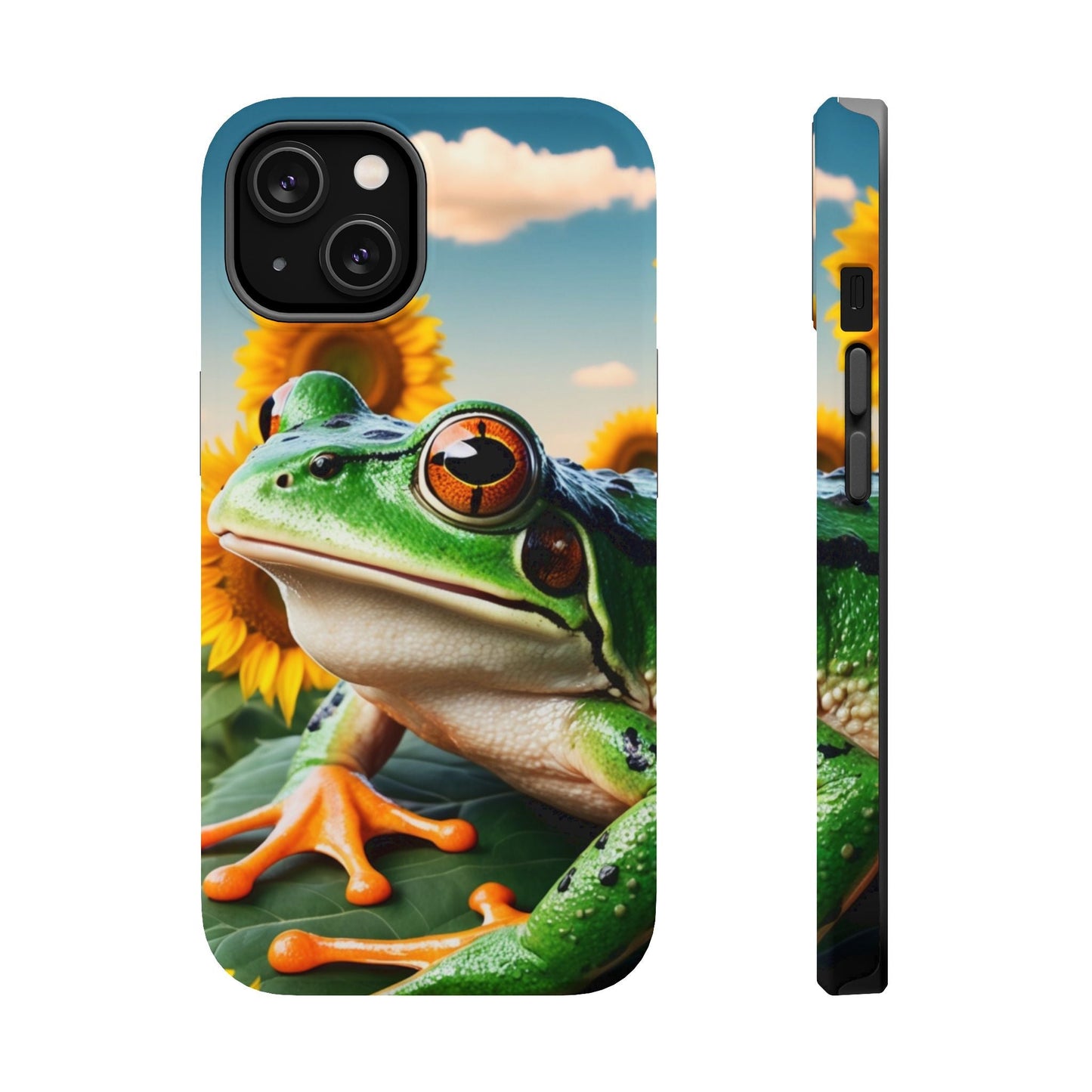 Sunflower Frog Aesthetic - MagSafe iPhone Case - BOGO Cases