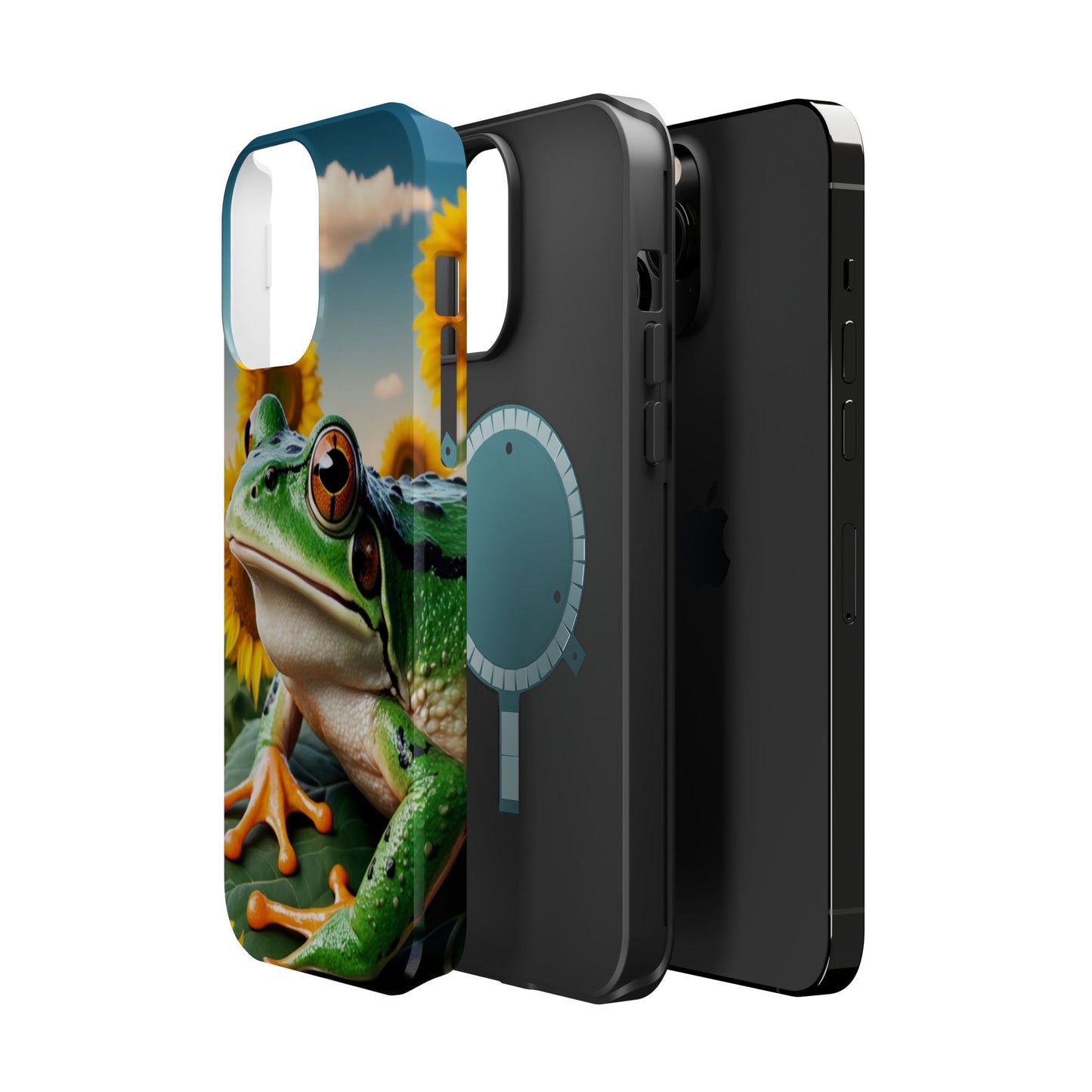 Sunflower Frog Aesthetic - MagSafe iPhone Case - BOGO Cases