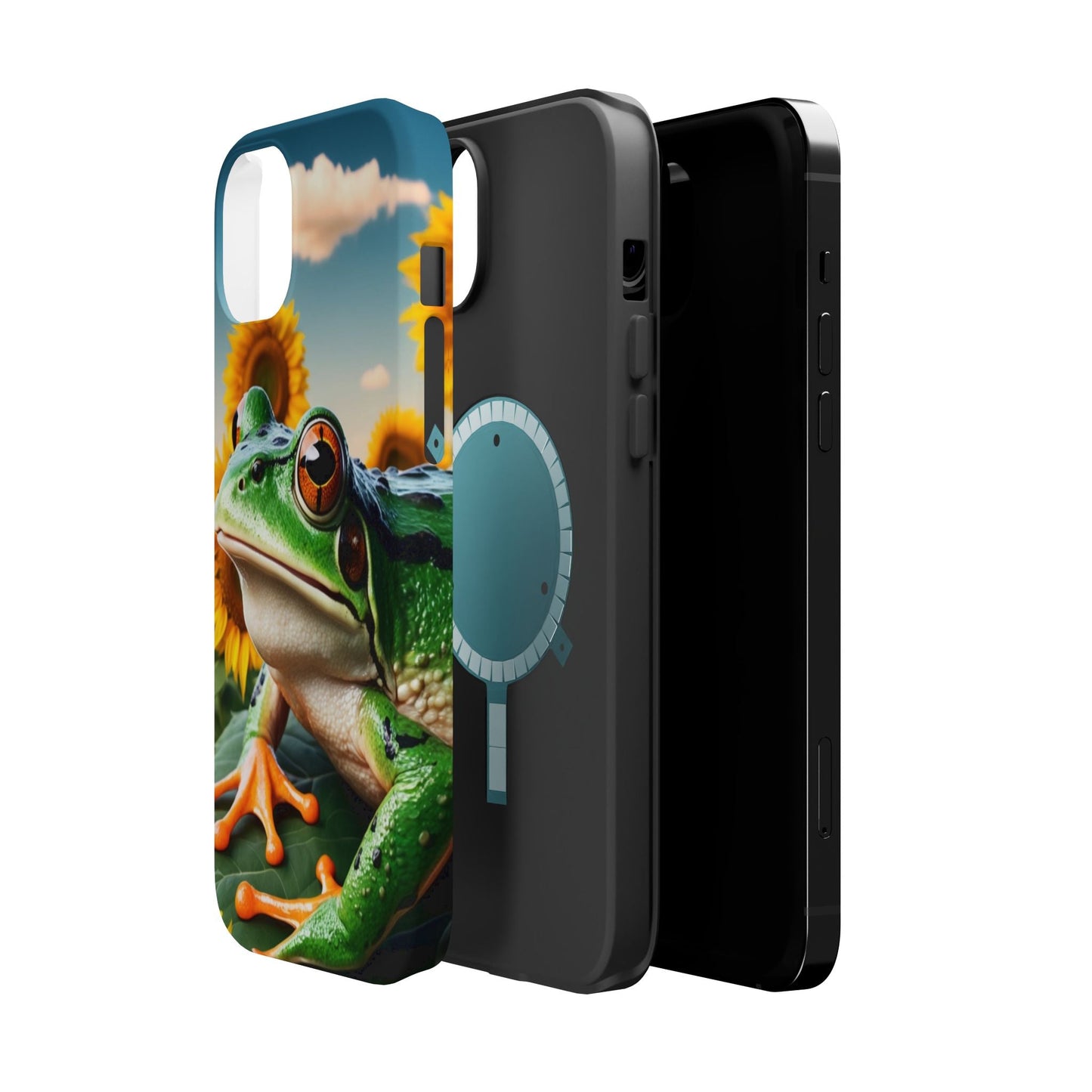Sunflower Frog Aesthetic - MagSafe iPhone Case - BOGO Cases
