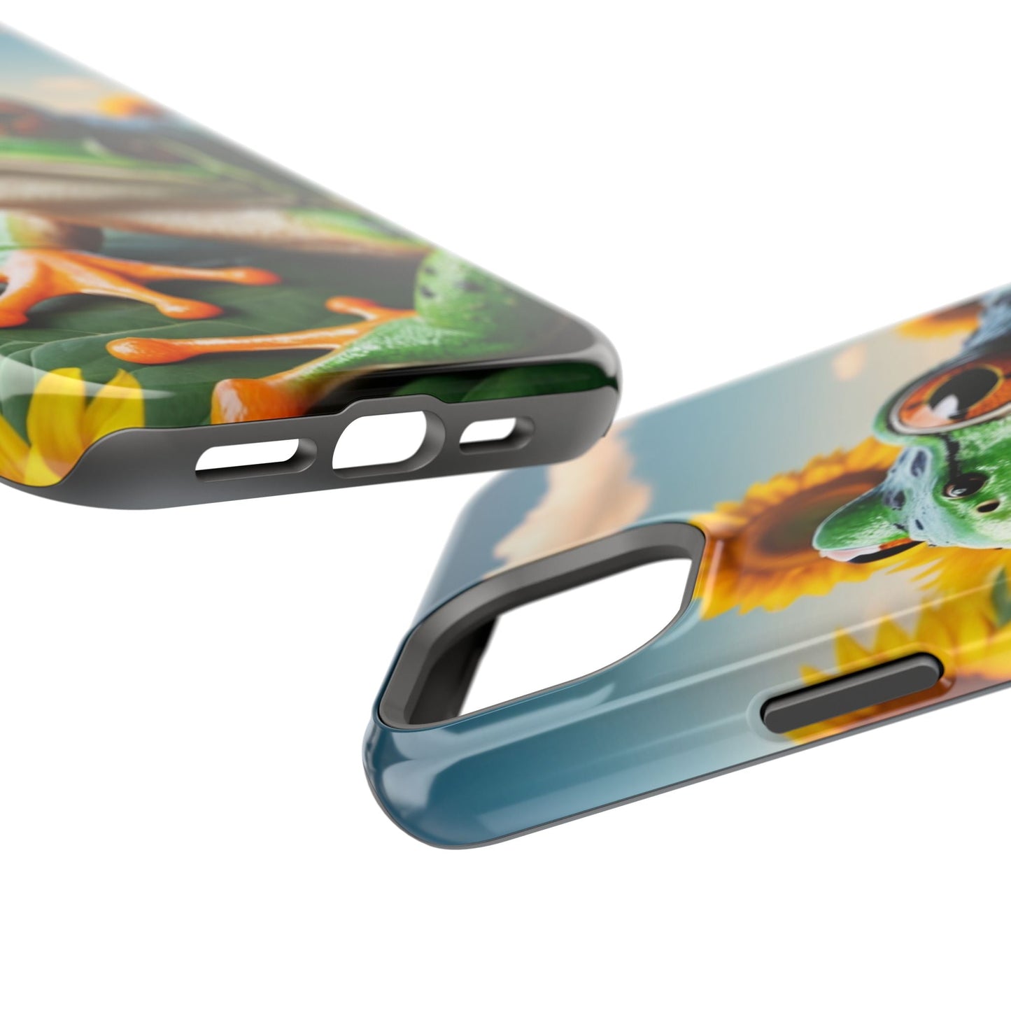 Sunflower Frog Aesthetic - MagSafe iPhone Case - BOGO Cases