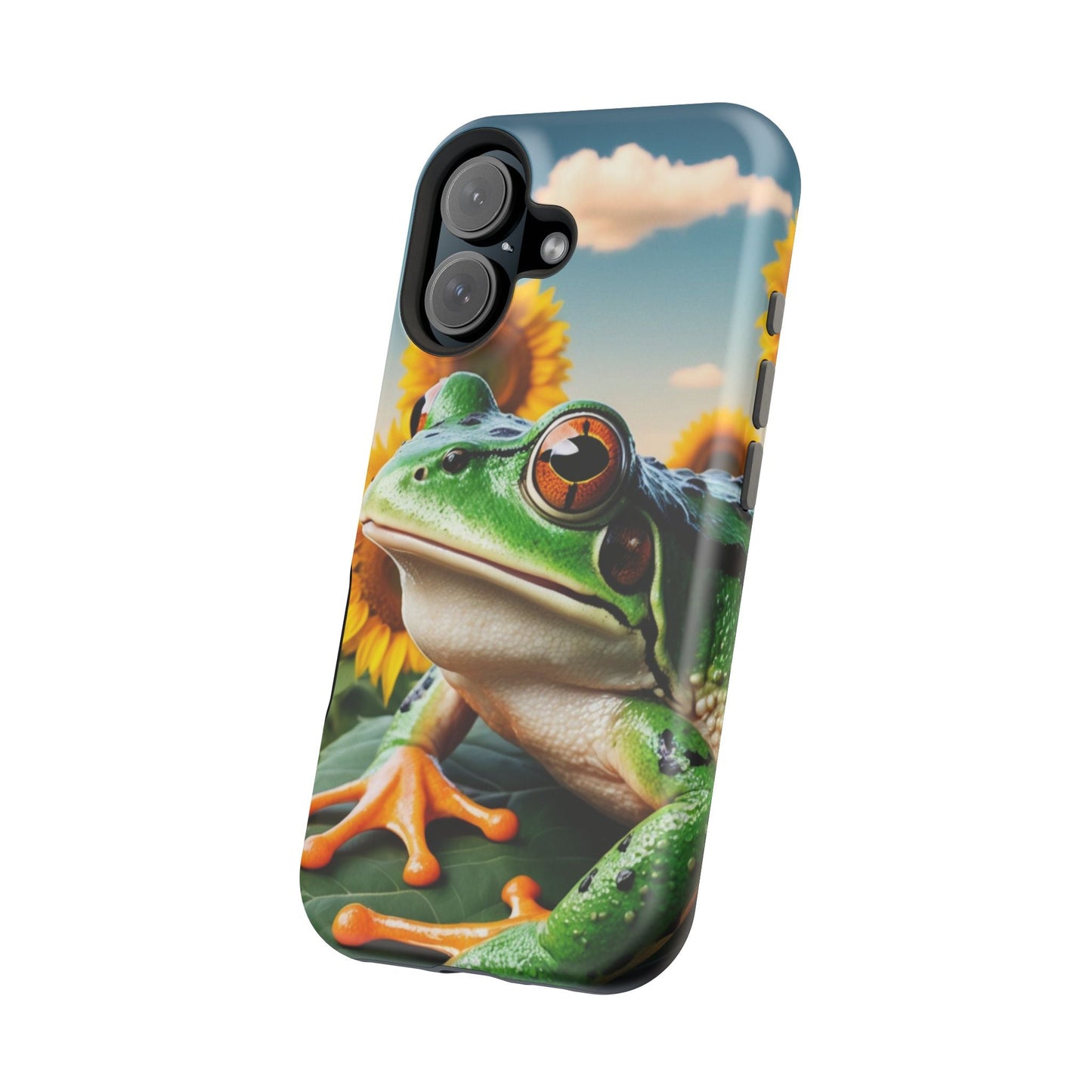 Sunflower Frog Aesthetic - MagSafe iPhone Case - BOGO Cases