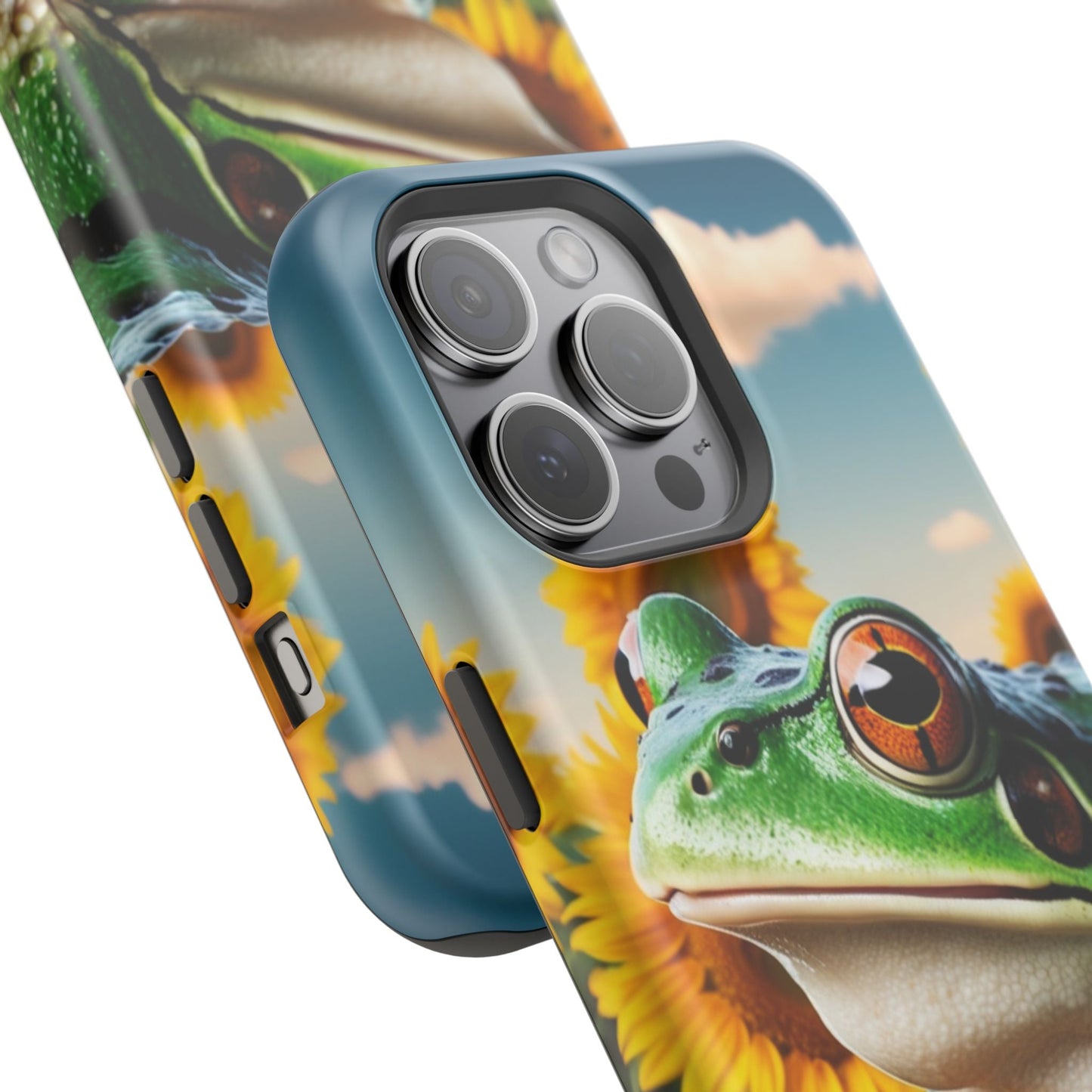 Sunflower Frog Aesthetic - MagSafe iPhone Case - BOGO Cases