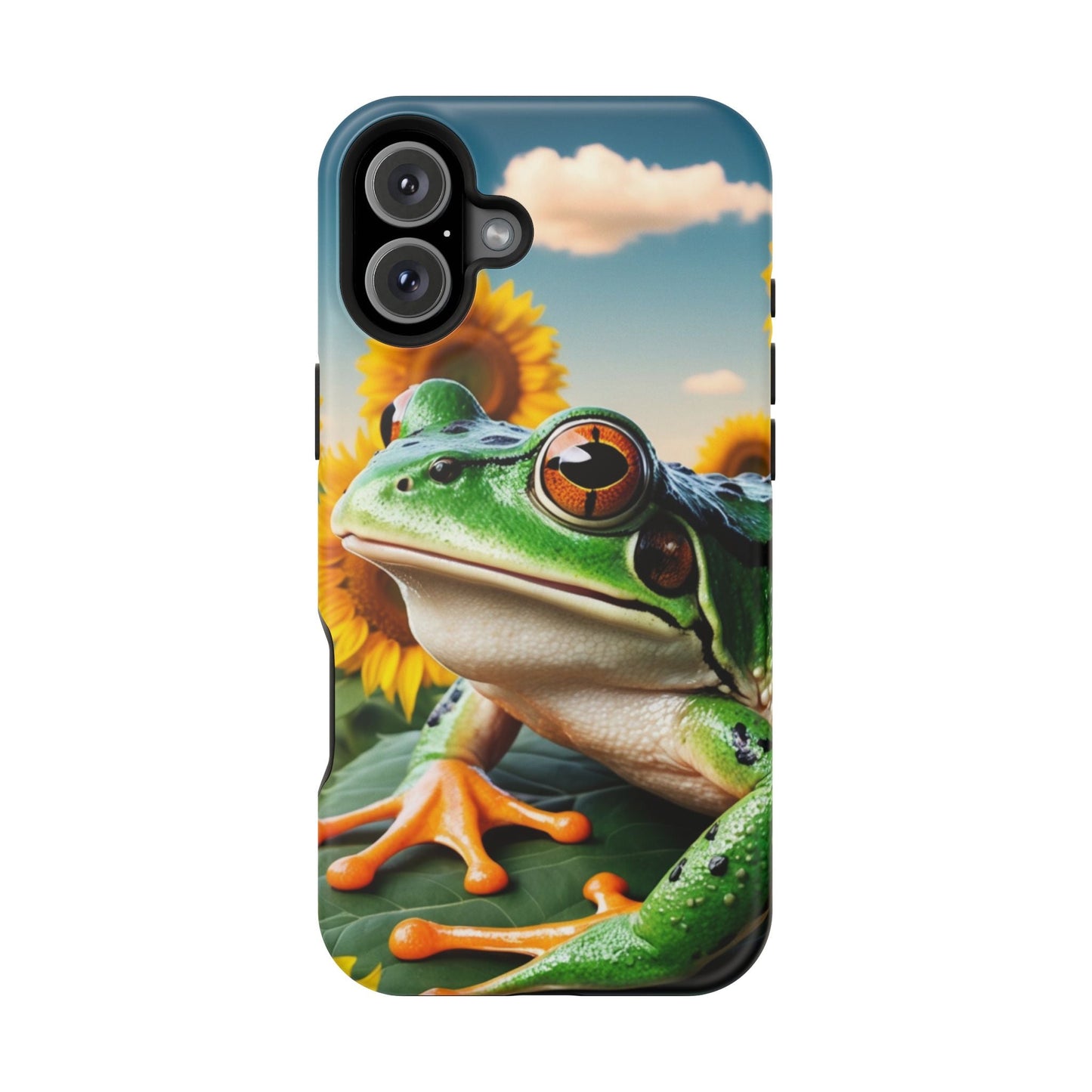 Sunflower Frog Aesthetic - MagSafe iPhone Case - BOGO Cases