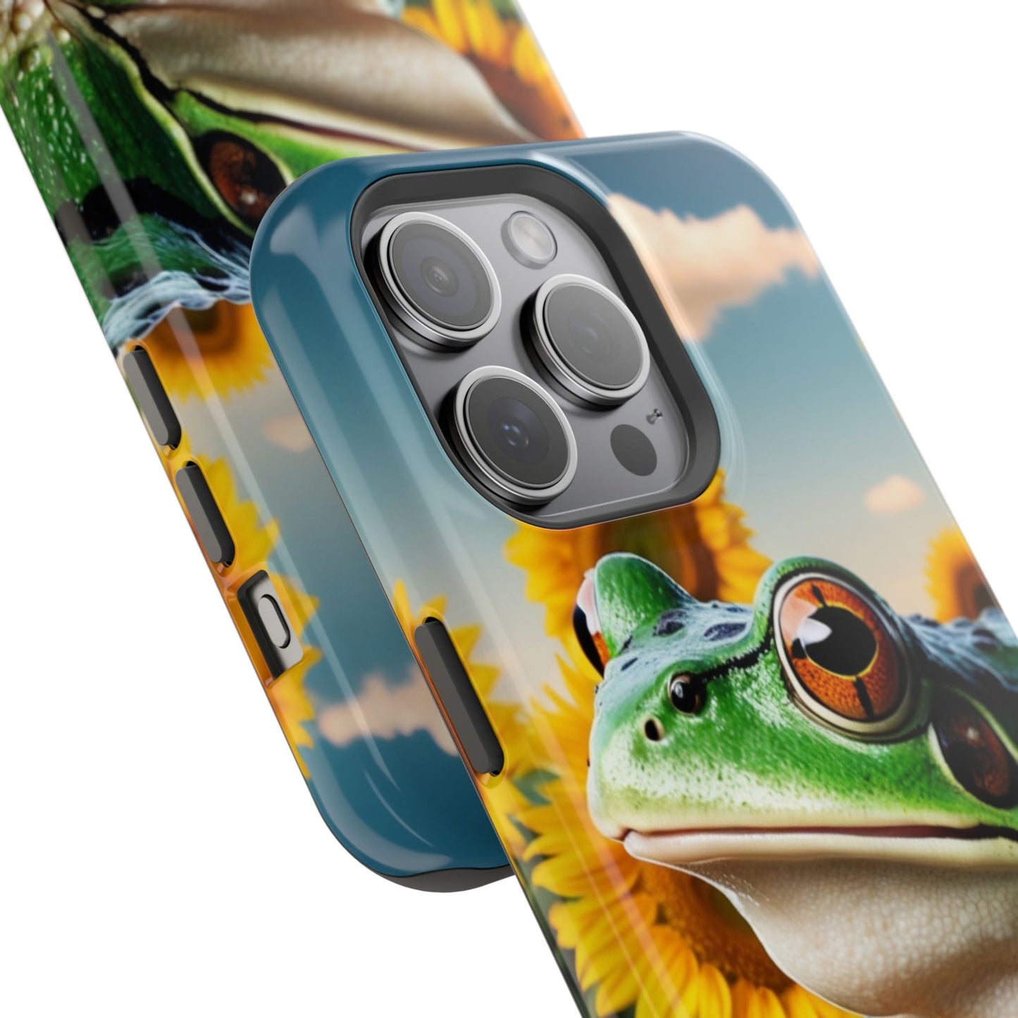 Sunflower Frog Aesthetic - MagSafe iPhone Case - BOGO Cases