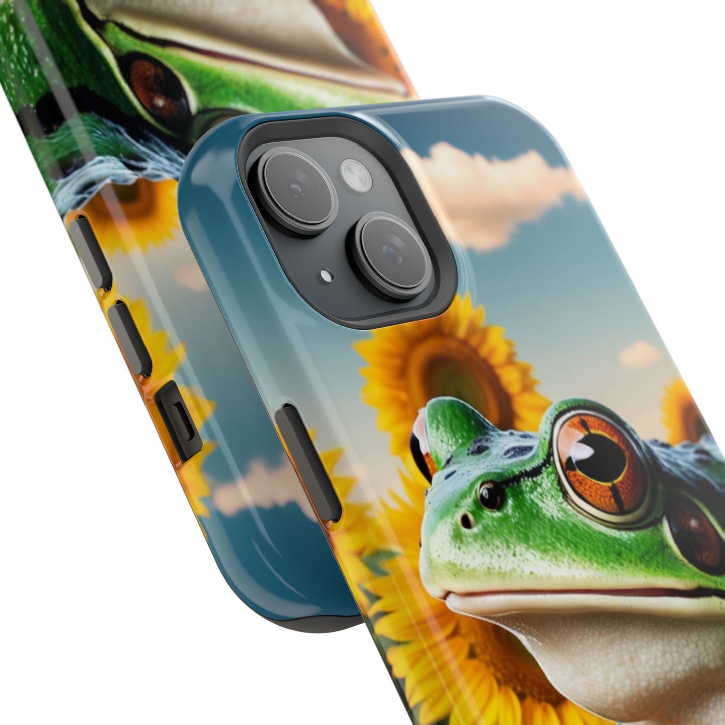 Sunflower Frog Aesthetic - MagSafe iPhone Case - BOGO Cases