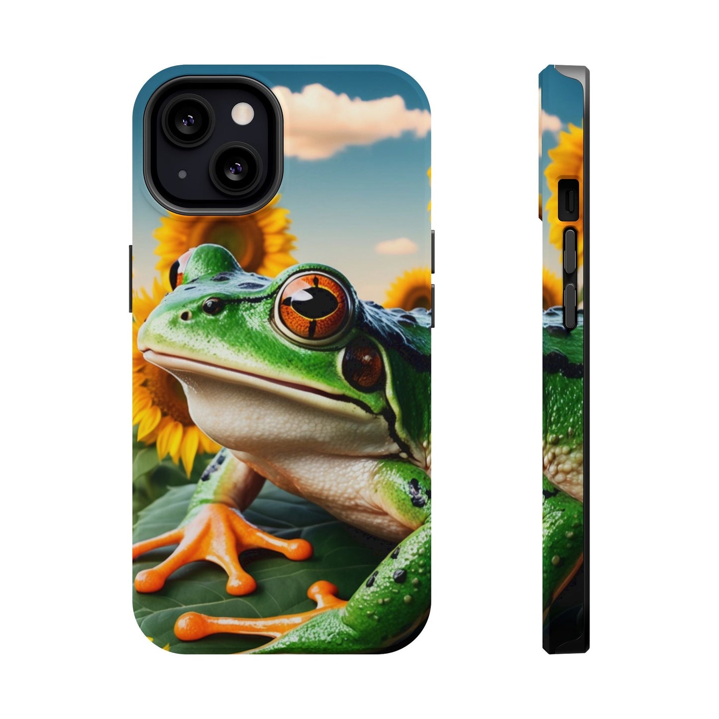 Sunflower Frog Aesthetic - MagSafe iPhone Case - BOGO Cases