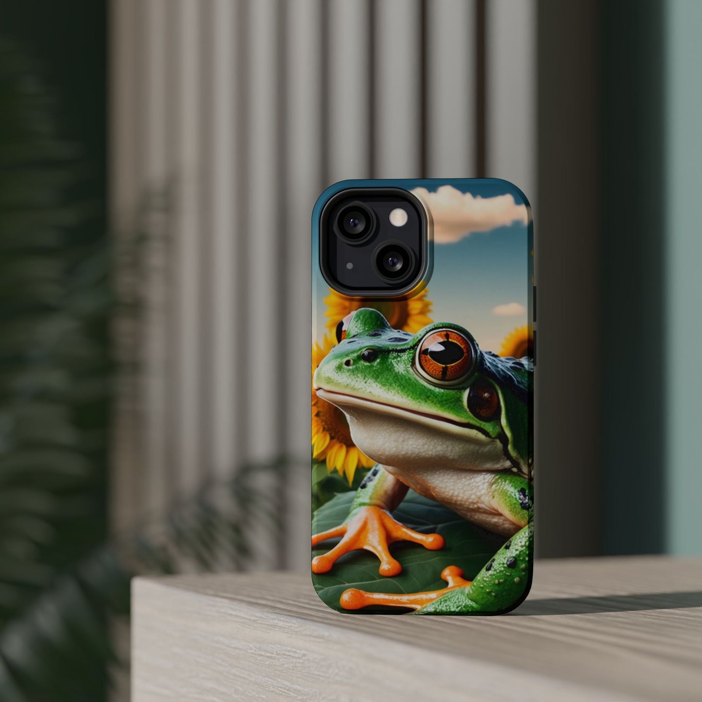 Sunflower Frog Aesthetic - MagSafe iPhone Case - BOGO Cases