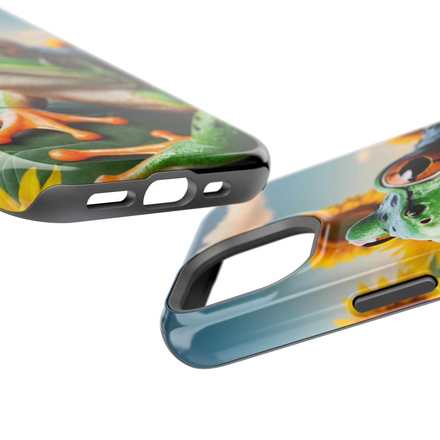 Sunflower Frog Aesthetic - MagSafe iPhone Case - BOGO Cases