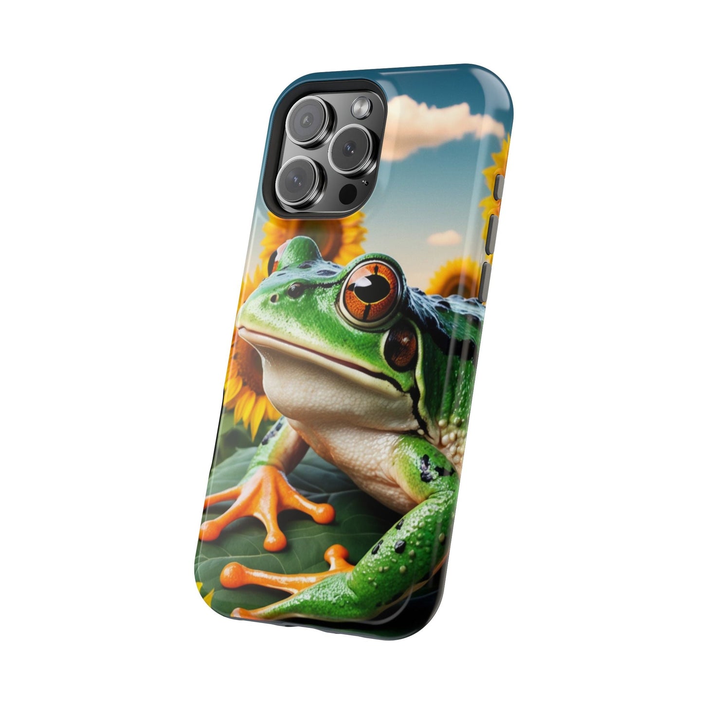 Sunflower Frog Aesthetic - MagSafe iPhone Case - BOGO Cases