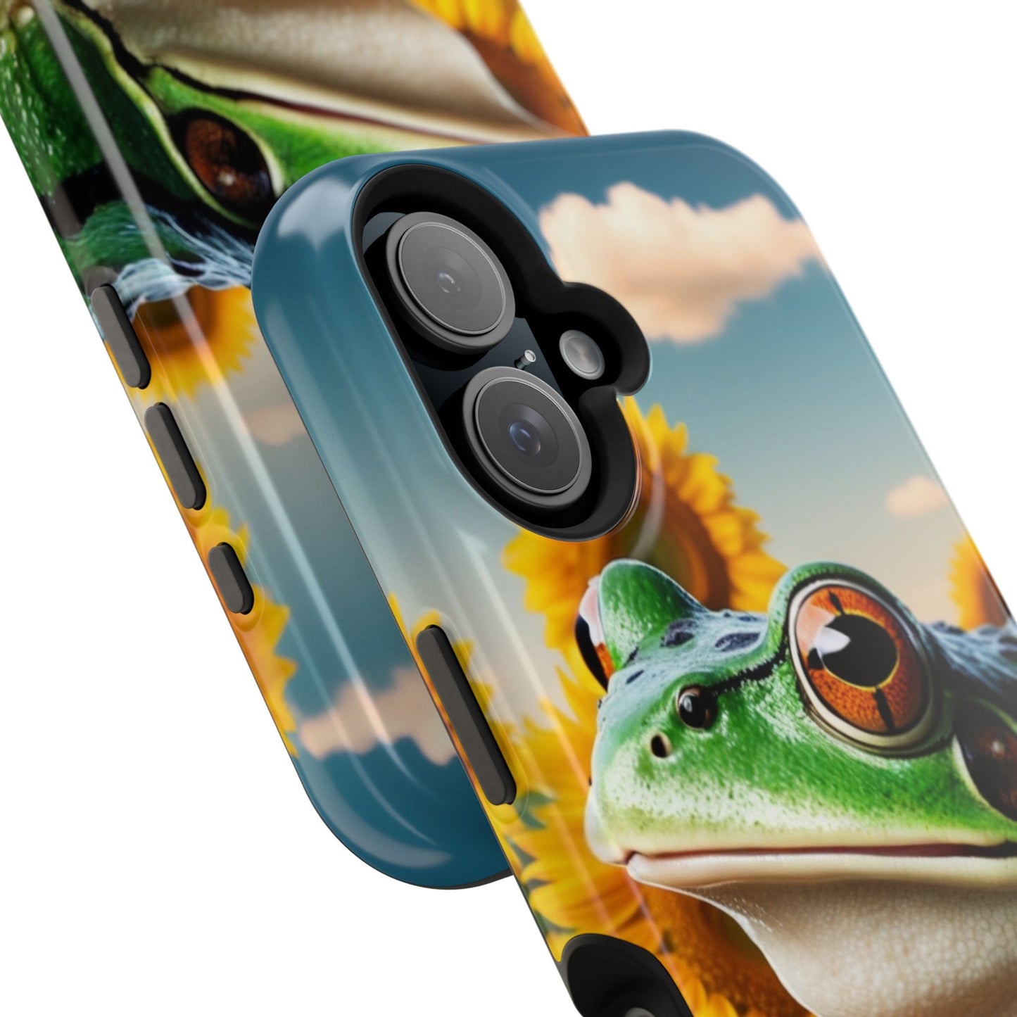 Sunflower Frog Aesthetic - MagSafe iPhone Case - BOGO Cases