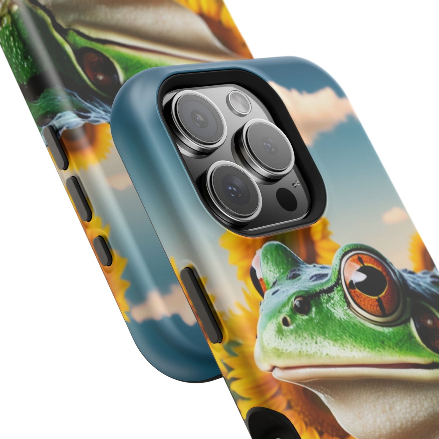 Sunflower Frog Aesthetic - MagSafe iPhone Case - BOGO Cases