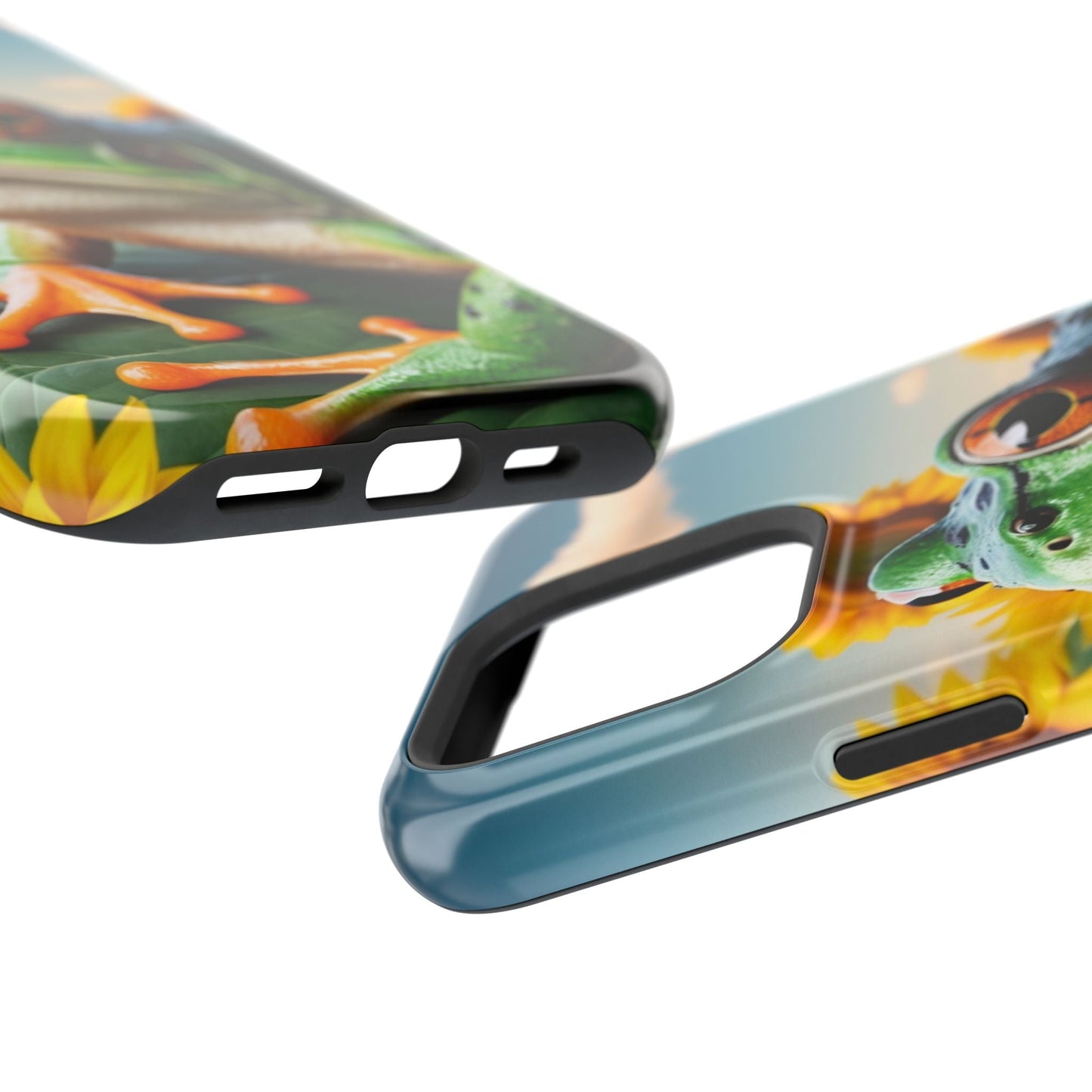 Sunflower Frog Aesthetic - MagSafe iPhone Case - BOGO Cases