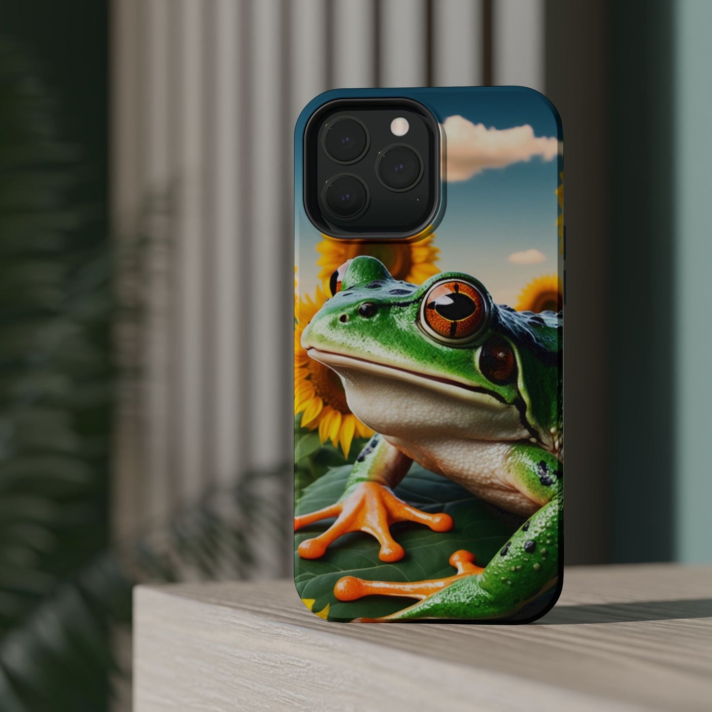 Sunflower Frog Aesthetic - MagSafe iPhone Case - BOGO Cases