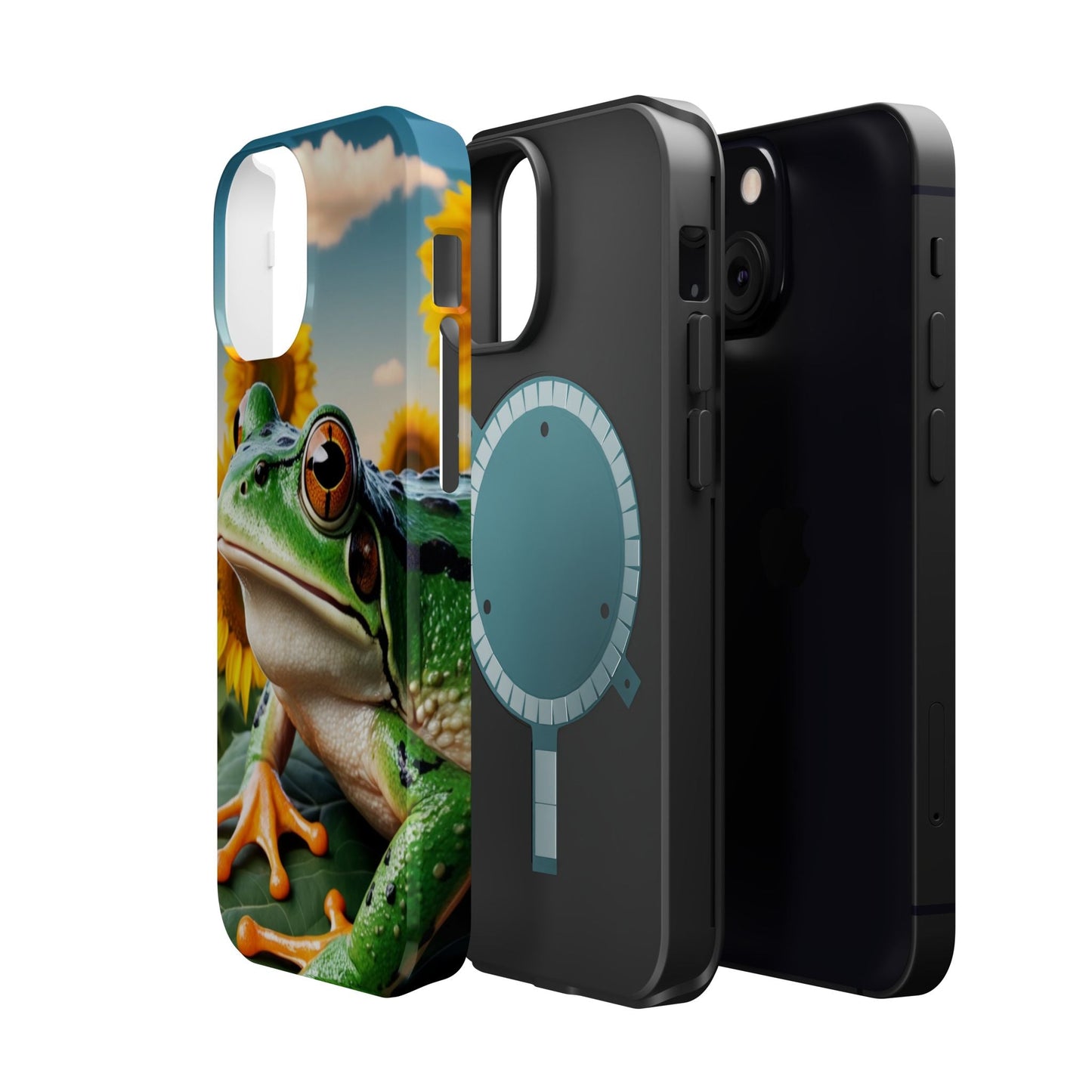 Sunflower Frog Aesthetic - MagSafe iPhone Case - BOGO Cases