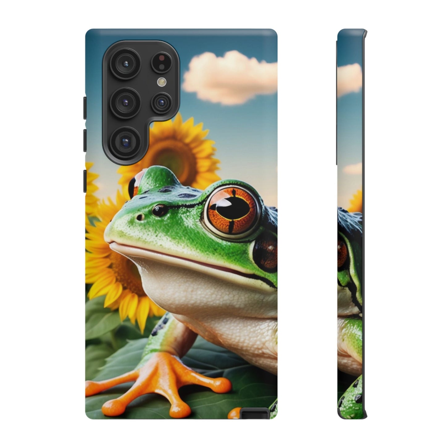 Sunflower Frog Aesthetic - Samsung Galaxy Case - BOGO Cases
