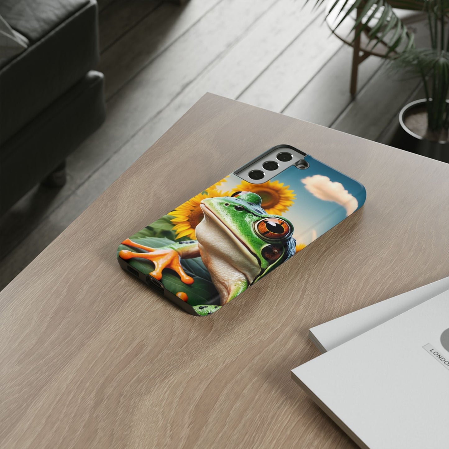 Sunflower Frog Aesthetic - Samsung Galaxy Case - BOGO Cases