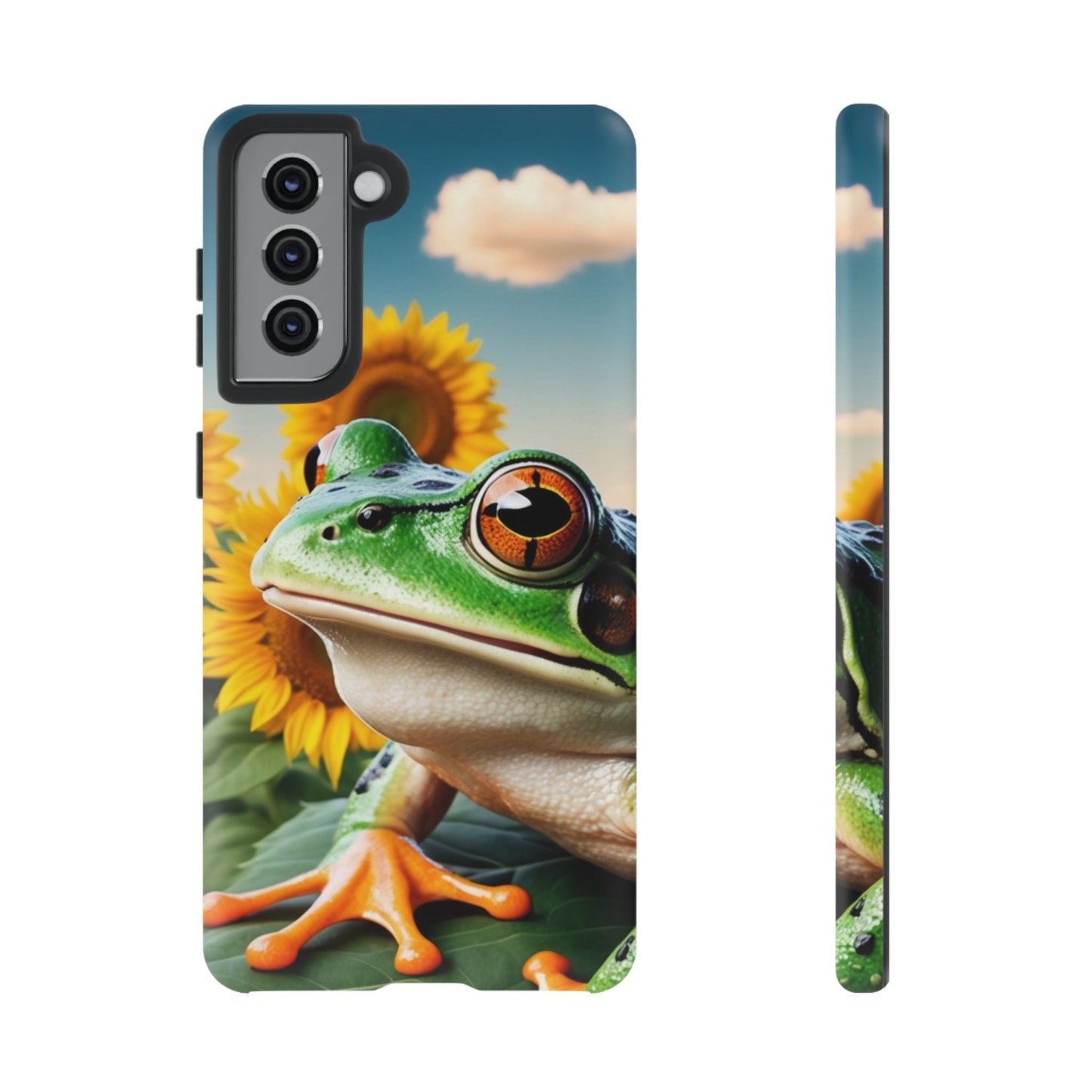 Sunflower Frog Aesthetic - Samsung Galaxy Case - BOGO Cases