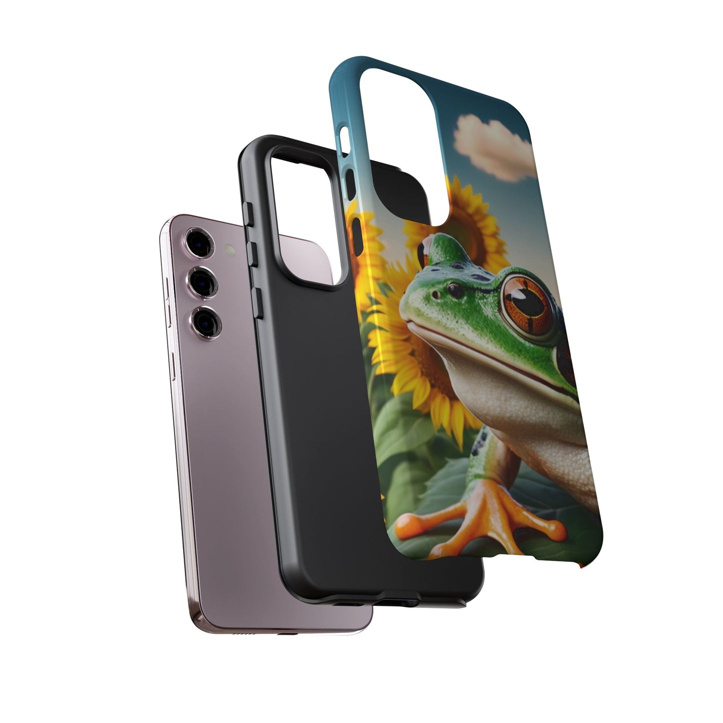 Sunflower Frog Aesthetic - Samsung Galaxy Case - BOGO Cases