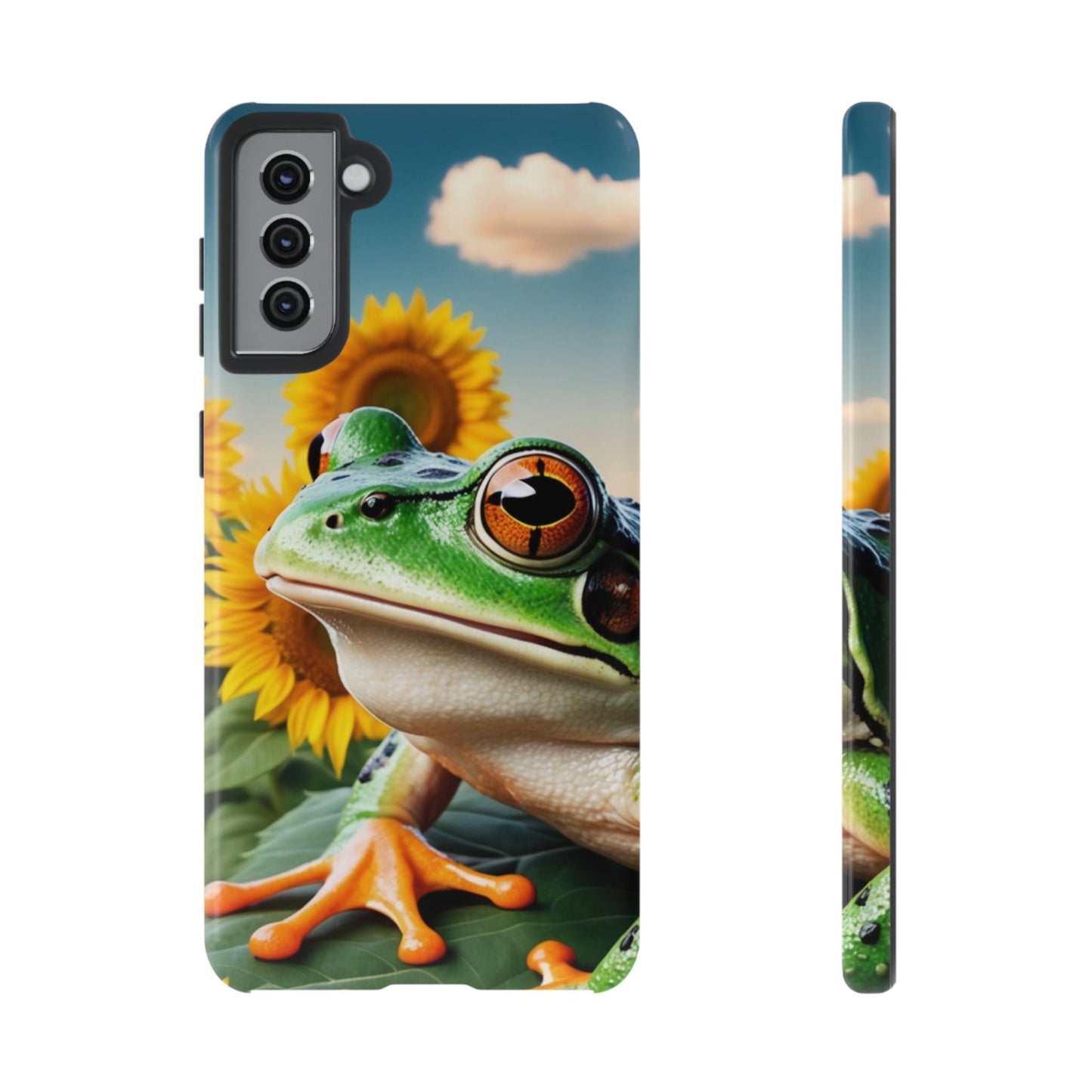 Sunflower Frog Aesthetic - Samsung Galaxy Case - BOGO Cases