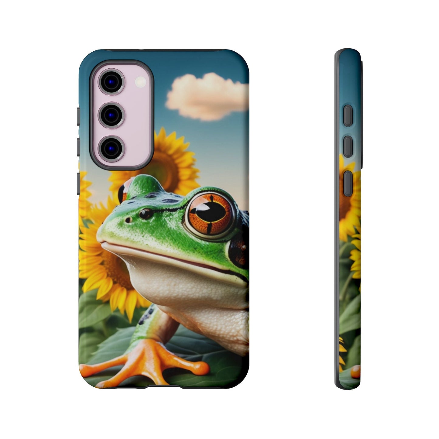 Sunflower Frog Aesthetic - Samsung Galaxy Case - BOGO Cases