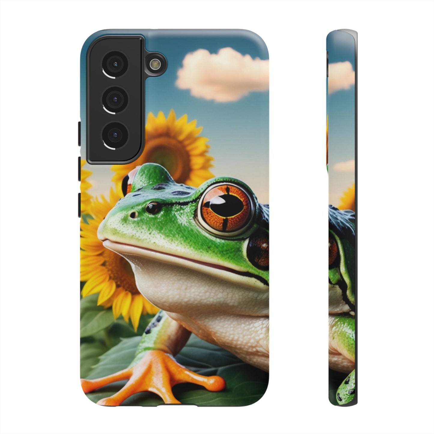 Sunflower Frog Aesthetic - Samsung Galaxy Case - BOGO Cases