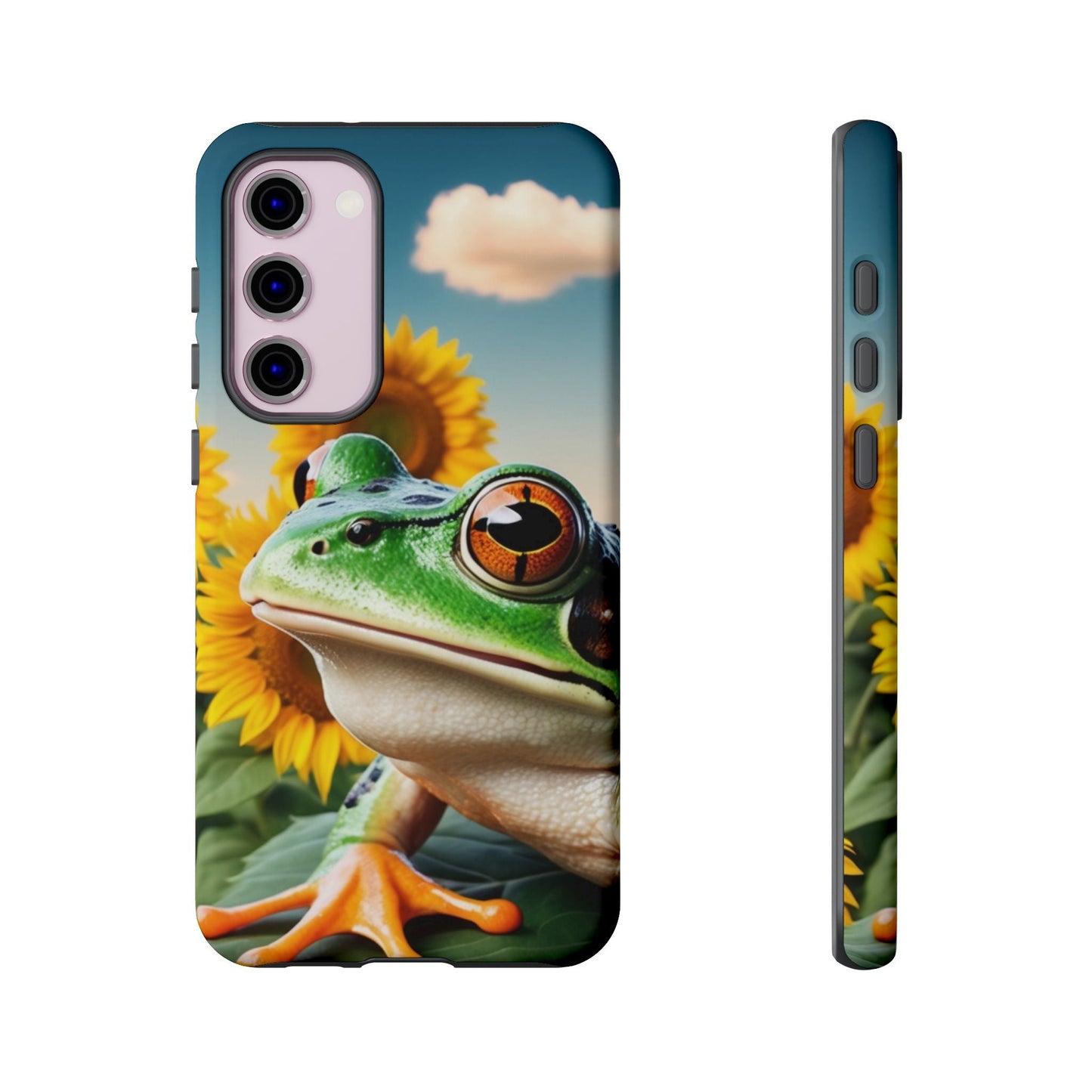 Sunflower Frog Aesthetic - Samsung Galaxy Case - BOGO Cases