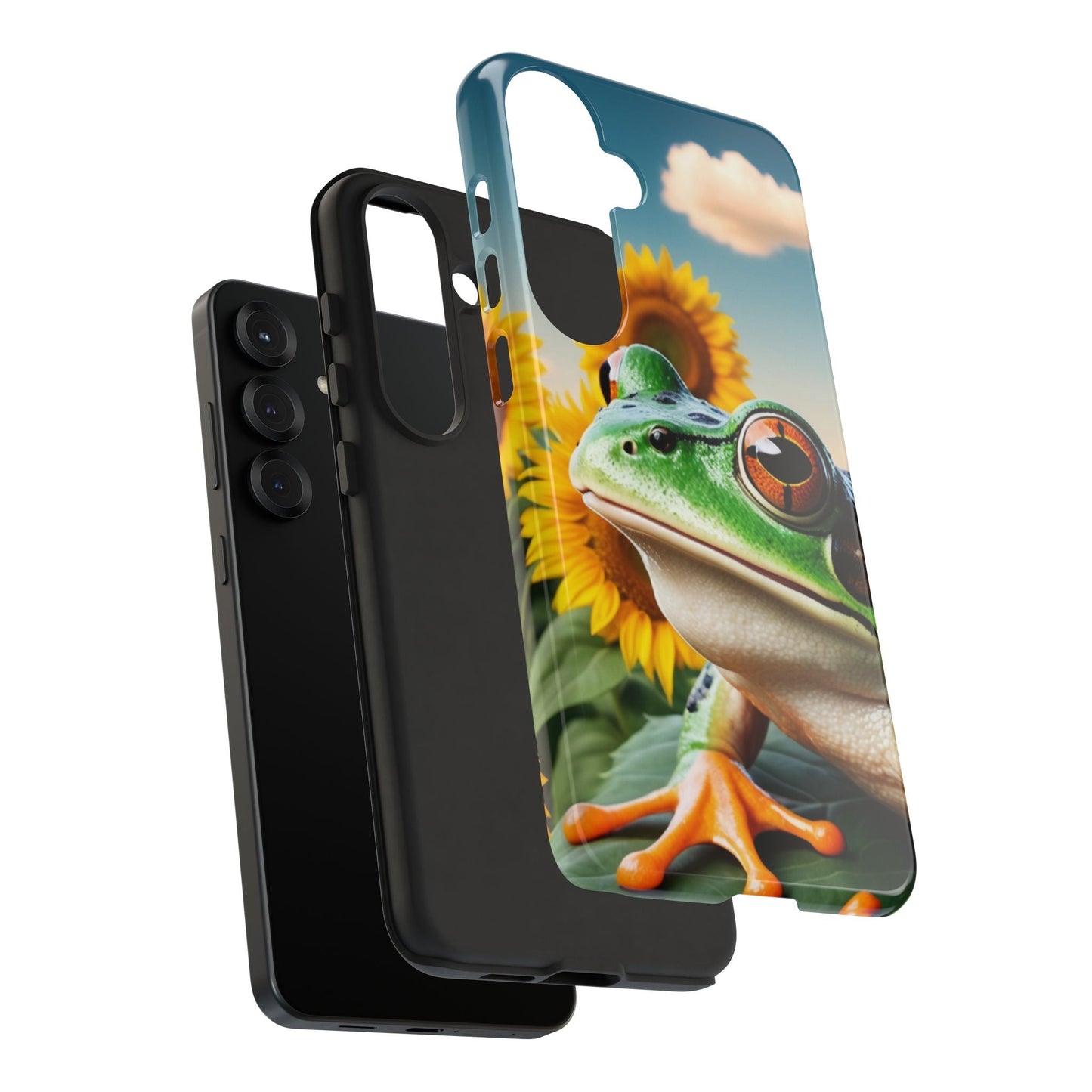 Sunflower Frog Aesthetic - Samsung Galaxy Case - BOGO Cases