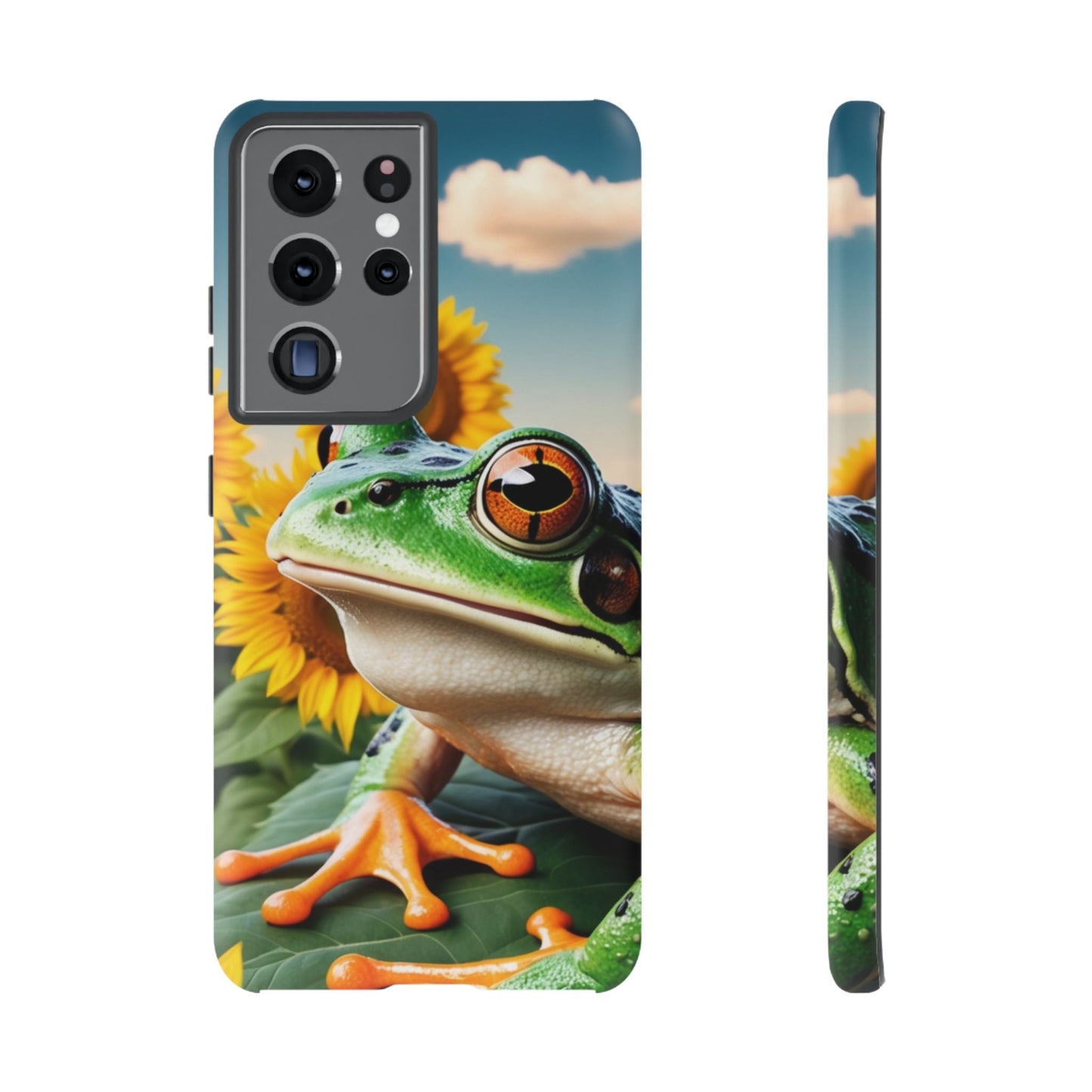 Sunflower Frog Aesthetic - Samsung Galaxy Case - BOGO Cases