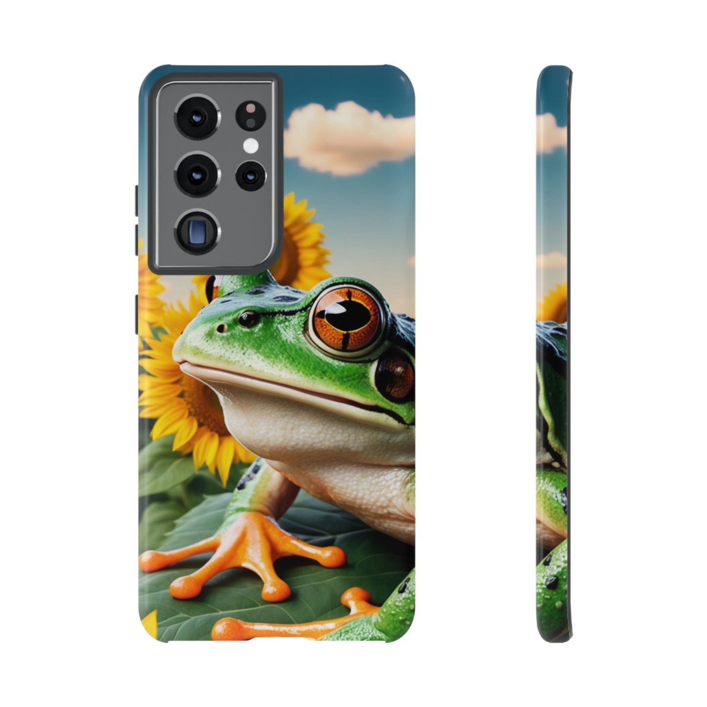 Sunflower Frog Aesthetic - Samsung Galaxy Case - BOGO Cases