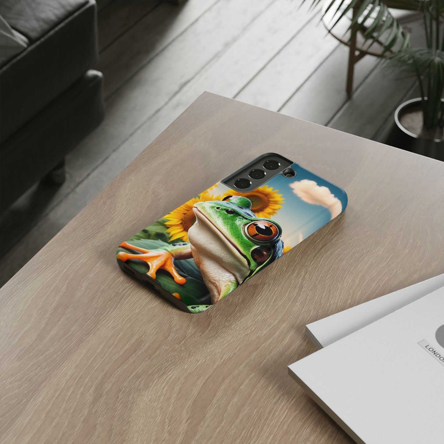 Sunflower Frog Aesthetic - Samsung Galaxy Case - BOGO Cases