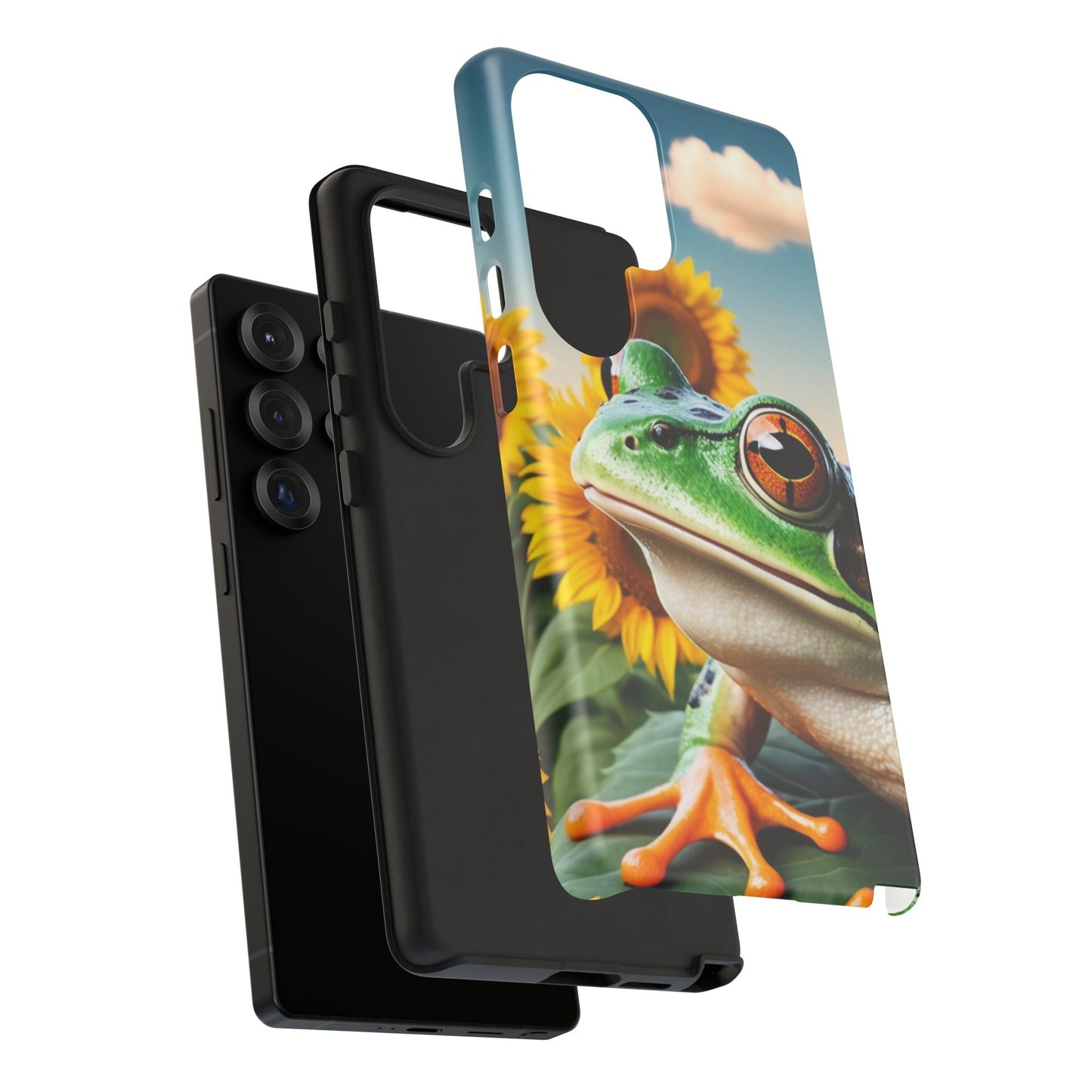 Sunflower Frog Aesthetic - Samsung Galaxy Case - BOGO Cases