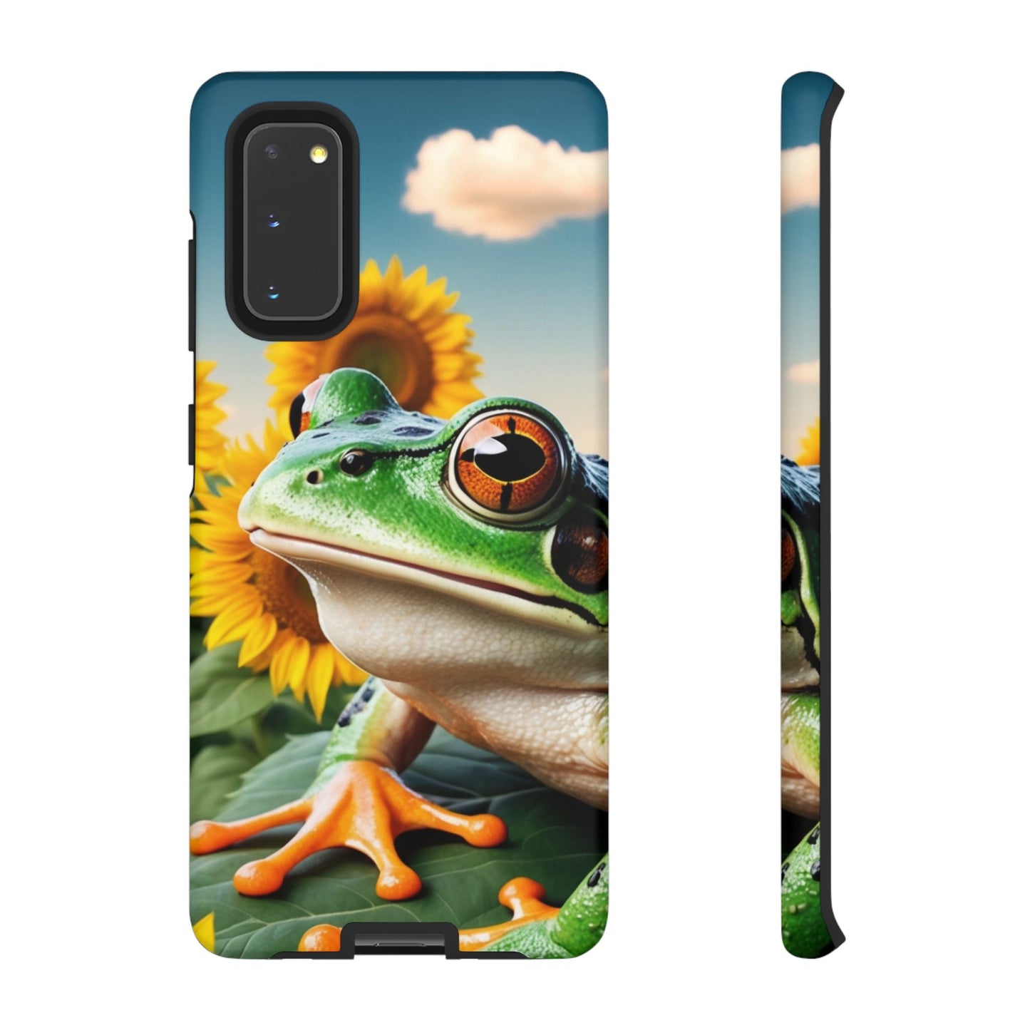 Sunflower Frog Aesthetic - Samsung Galaxy Case - BOGO Cases