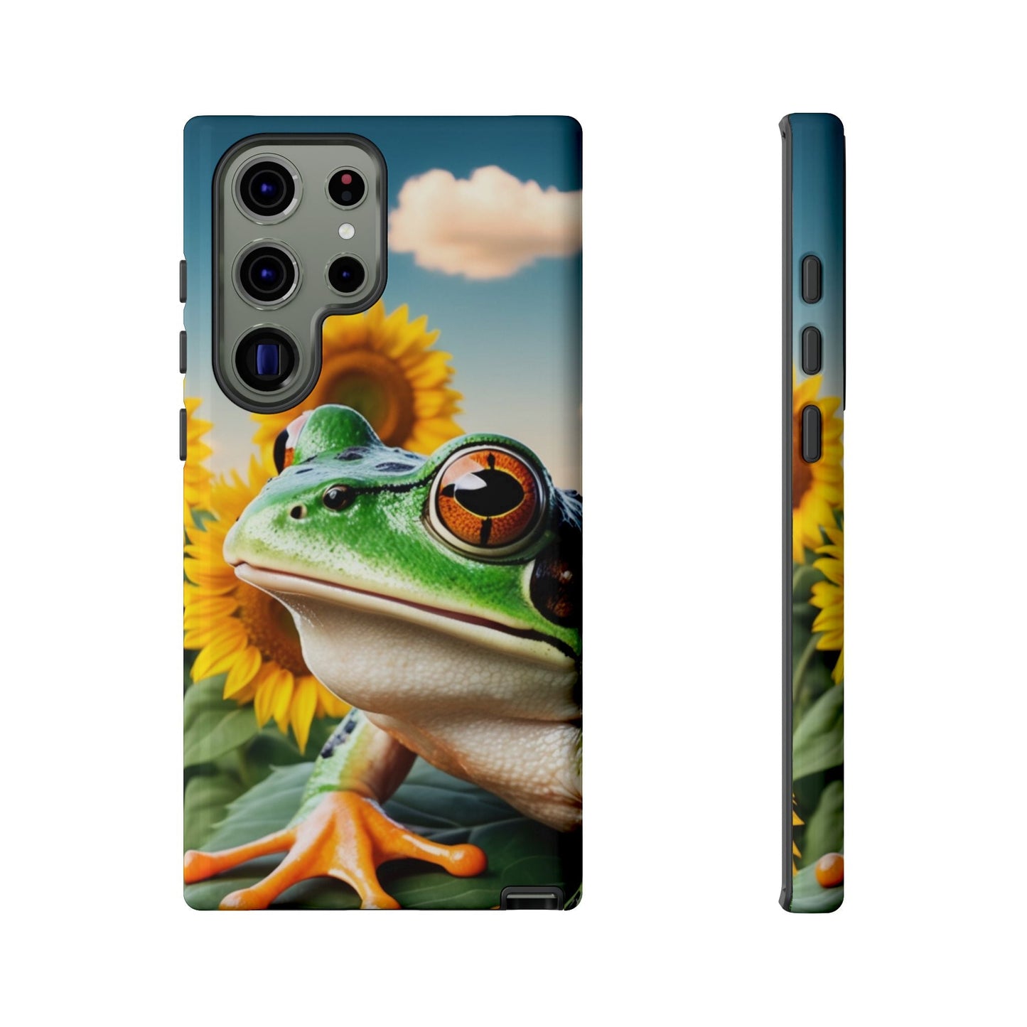 Sunflower Frog Aesthetic - Samsung Galaxy Case - BOGO Cases