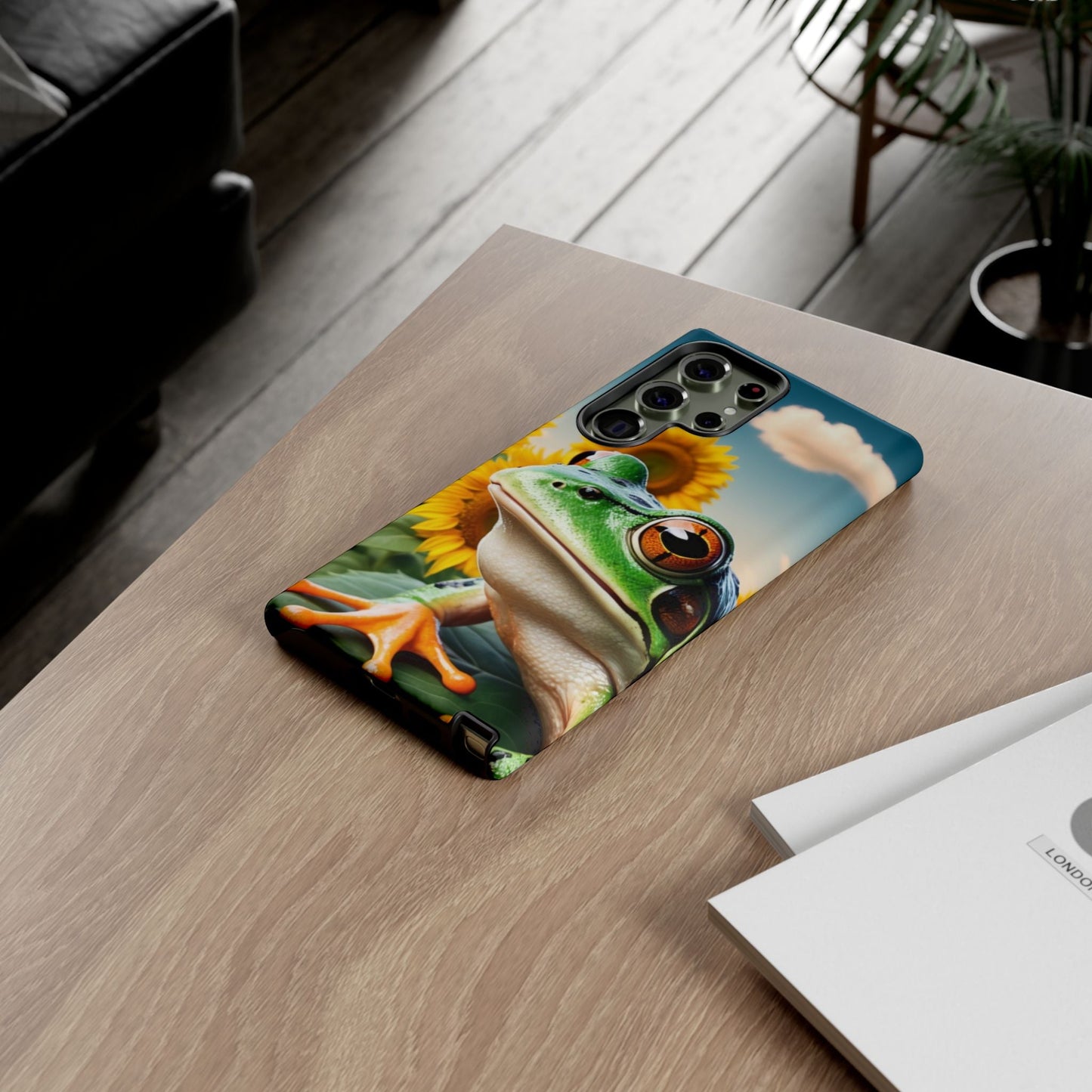 Sunflower Frog Aesthetic - Samsung Galaxy Case - BOGO Cases