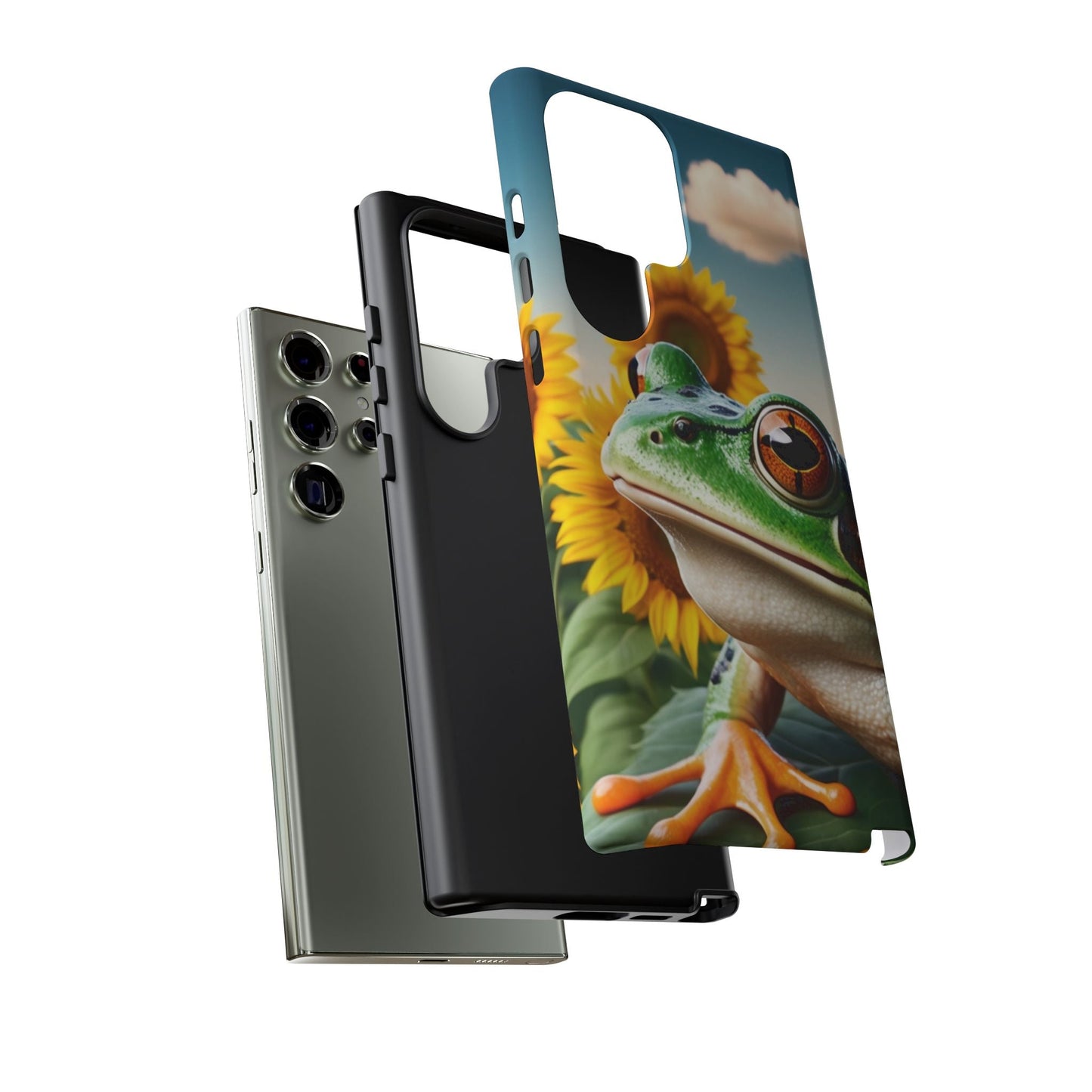 Sunflower Frog Aesthetic - Samsung Galaxy Case - BOGO Cases