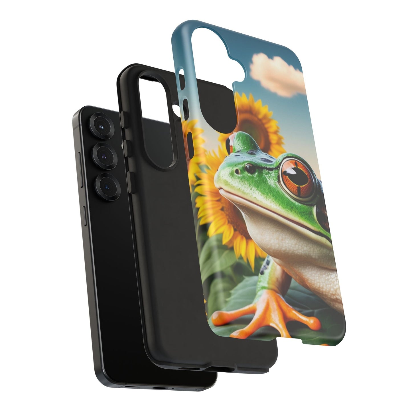 Sunflower Frog Aesthetic - Samsung Galaxy Case - BOGO Cases