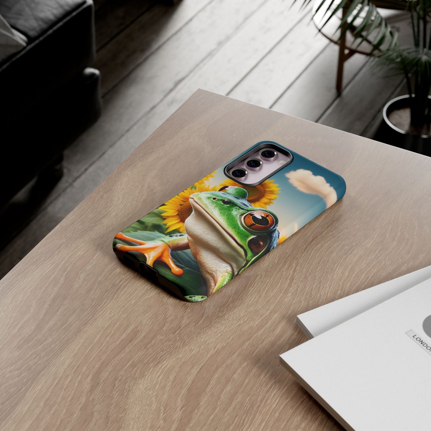 Sunflower Frog Aesthetic - Samsung Galaxy Case - BOGO Cases