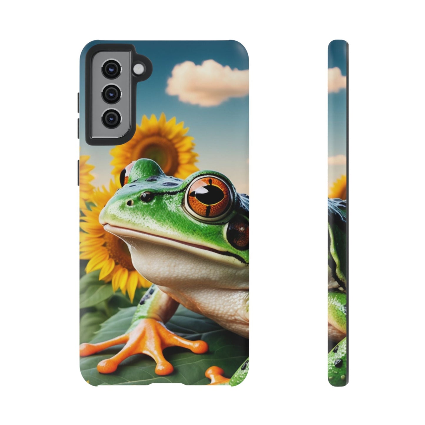 Sunflower Frog Aesthetic - Samsung Galaxy Case - BOGO Cases