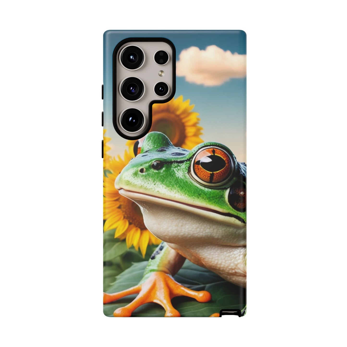 Sunflower Frog Aesthetic - Samsung Galaxy Case - BOGO Cases