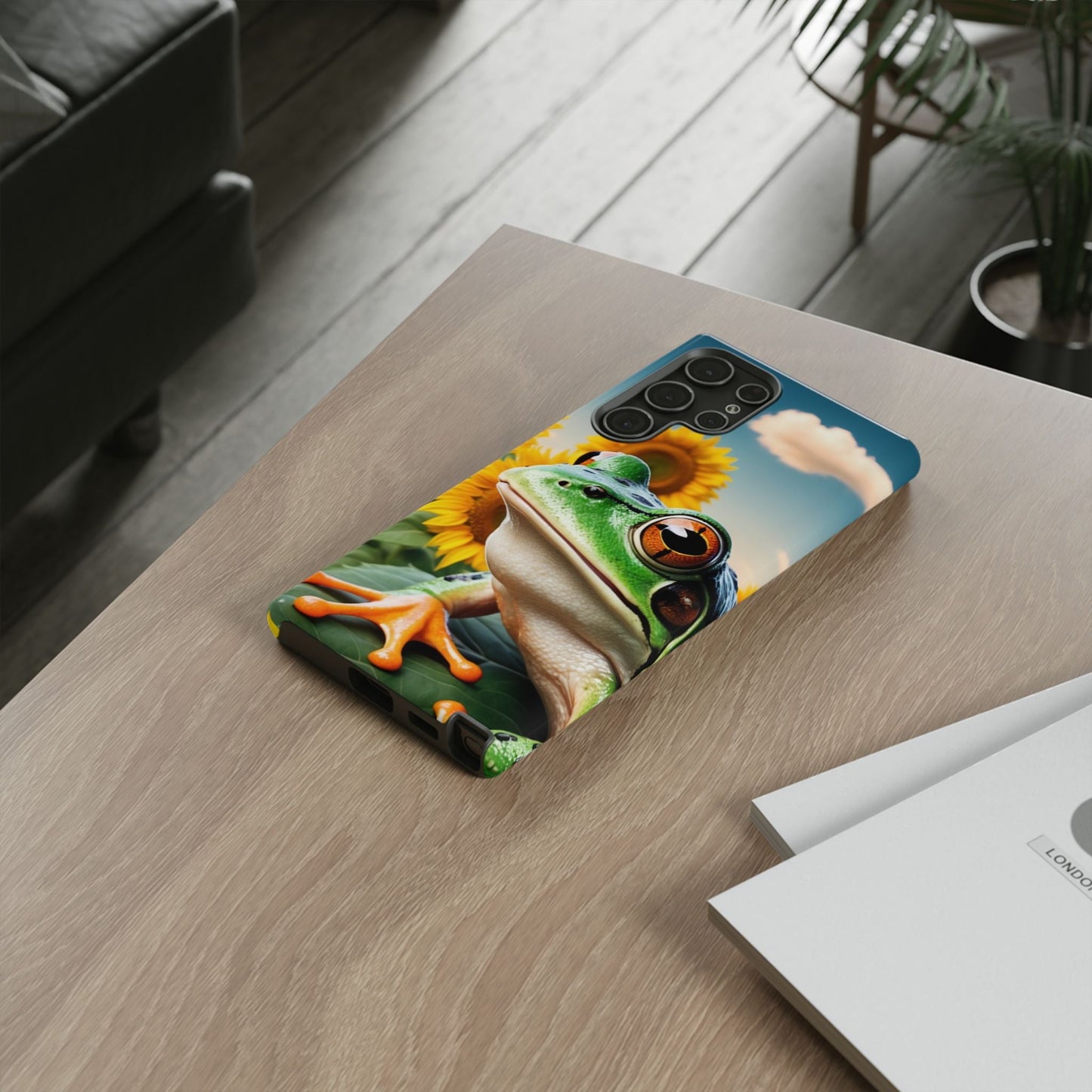 Sunflower Frog Aesthetic - Samsung Galaxy Case - BOGO Cases