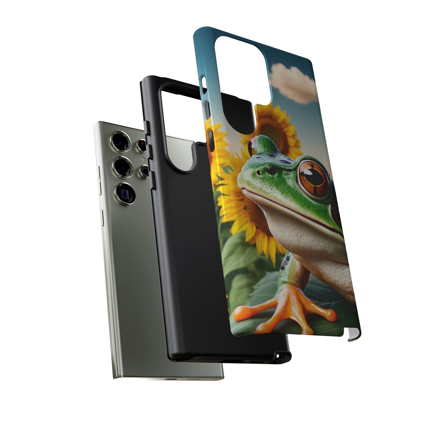 Sunflower Frog Aesthetic - Samsung Galaxy Case - BOGO Cases
