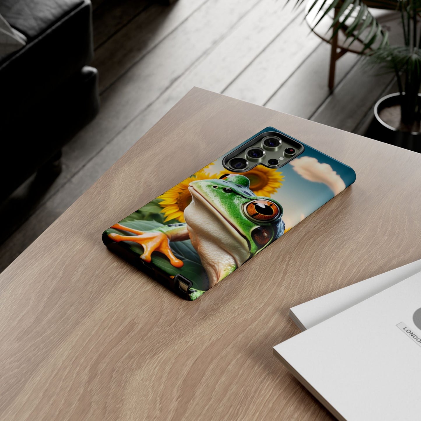 Sunflower Frog Aesthetic - Samsung Galaxy Case - BOGO Cases