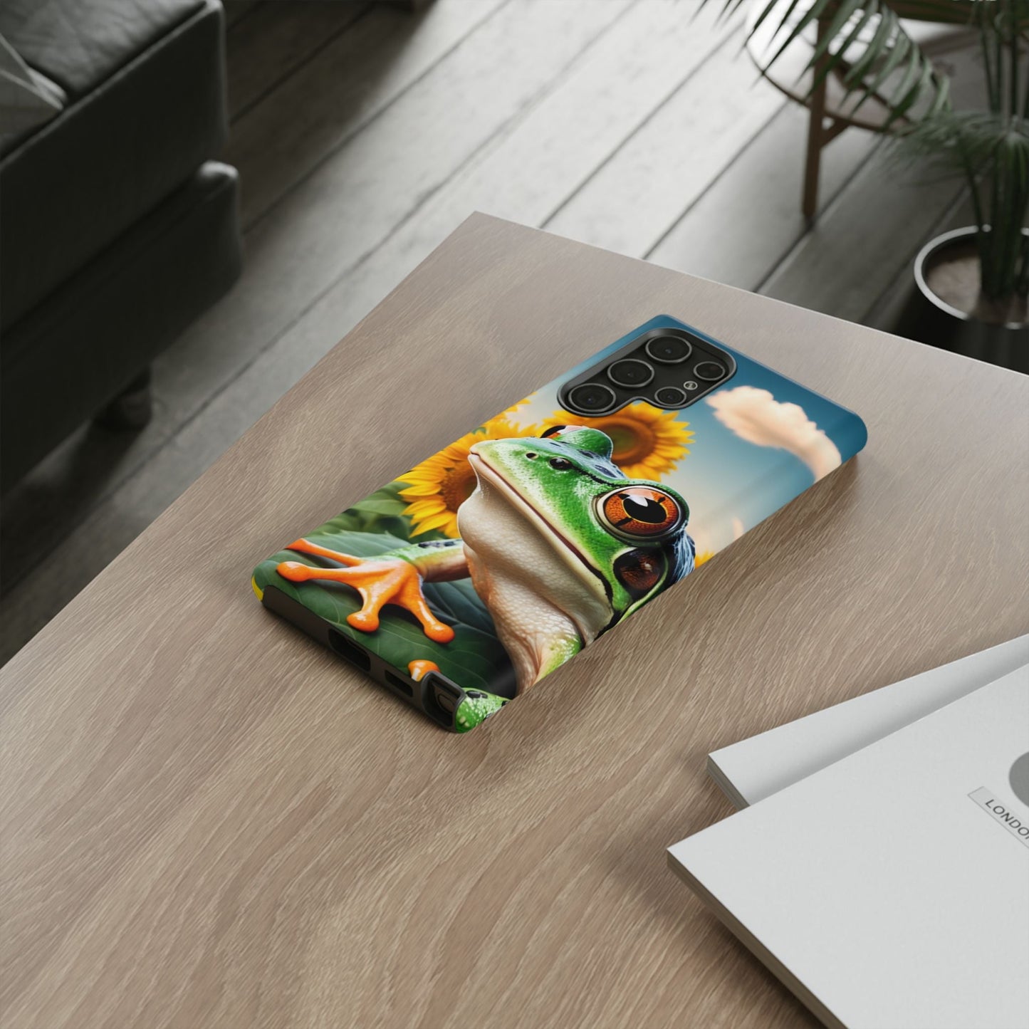 Sunflower Frog Aesthetic - Samsung Galaxy Case - BOGO Cases